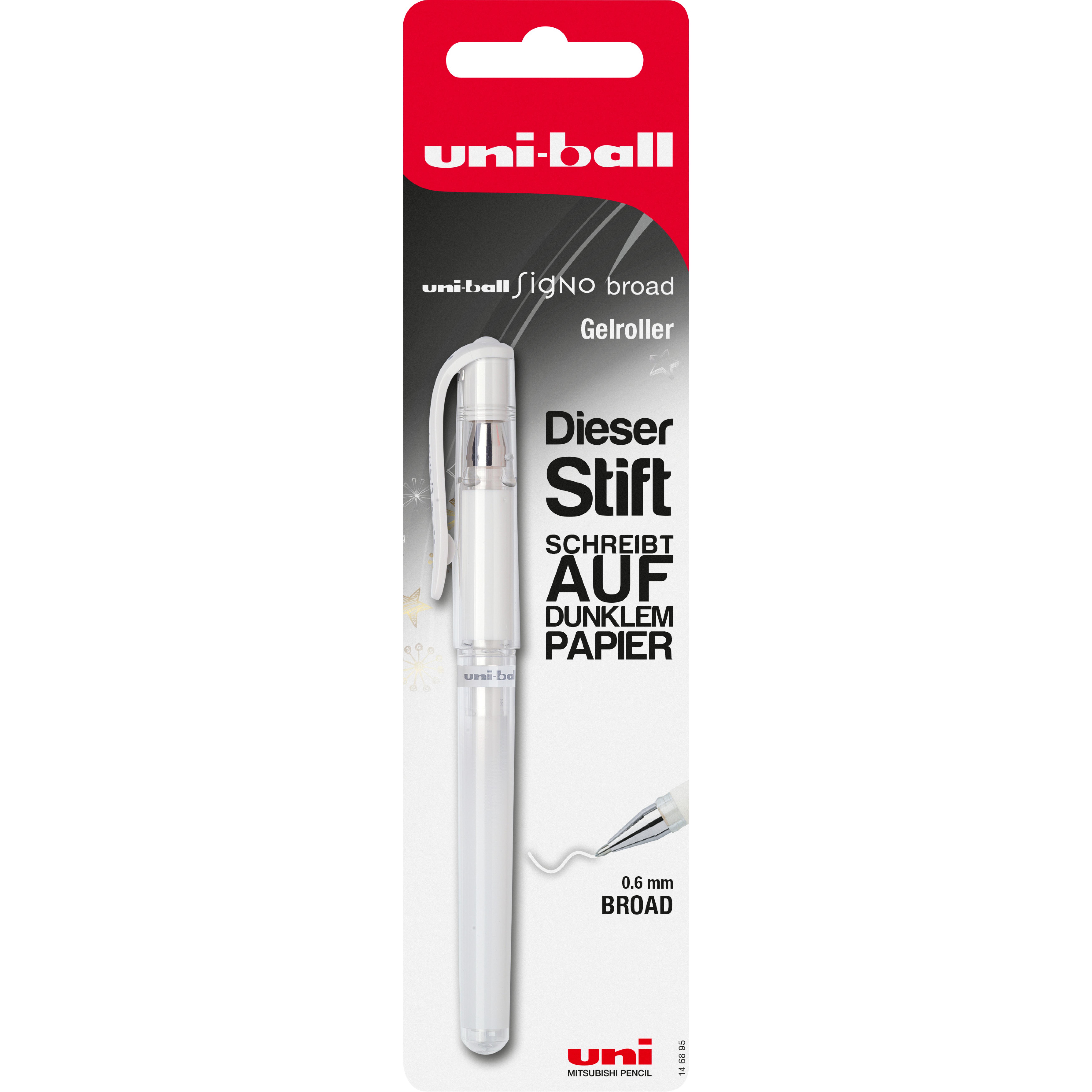 Mitsubishi Gelroller uni UB SIGNO UM-153 1,0mm weiss BK