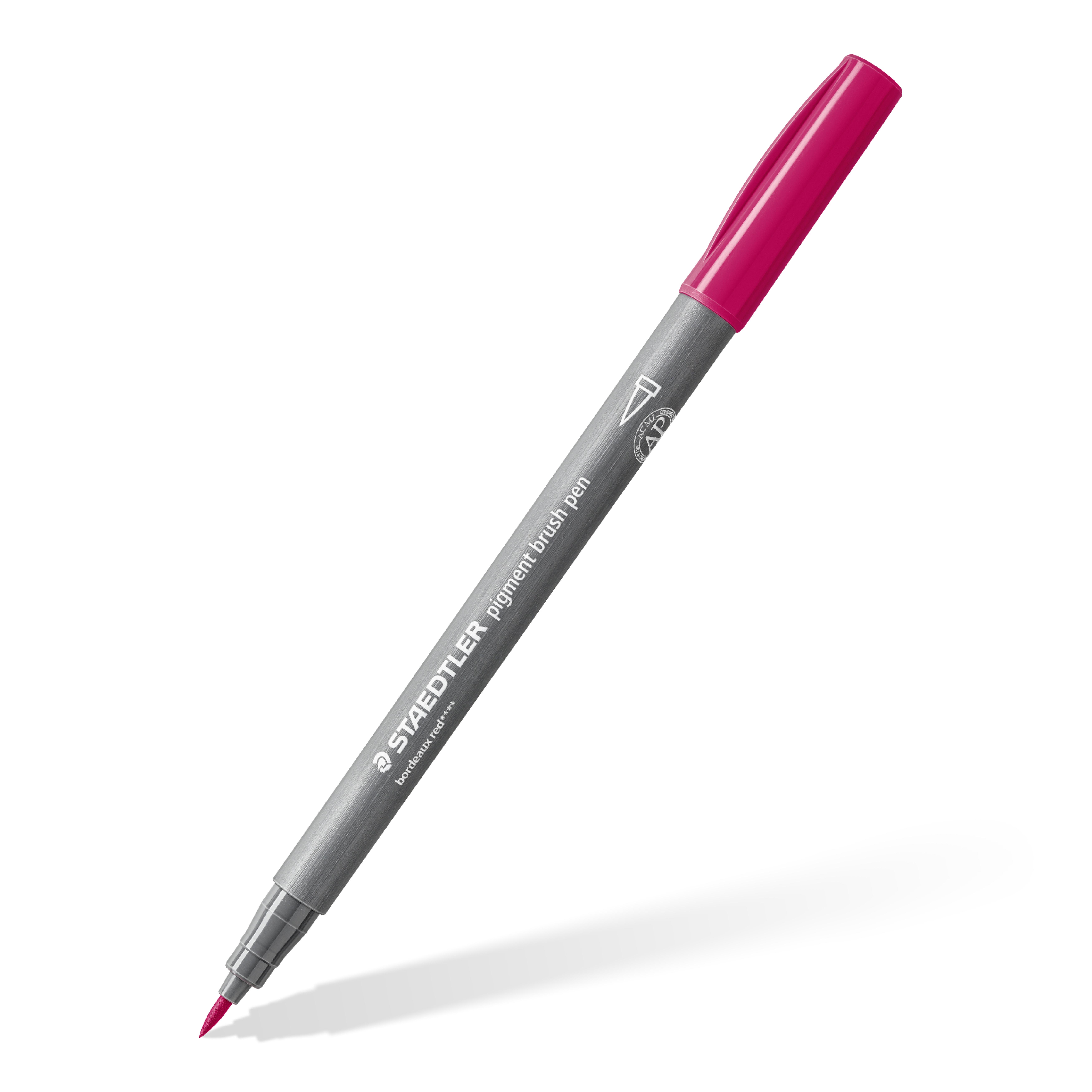 STAEDTLER MultiInk Pigment Arts brush pen 6er-Set grau&Caram retail
