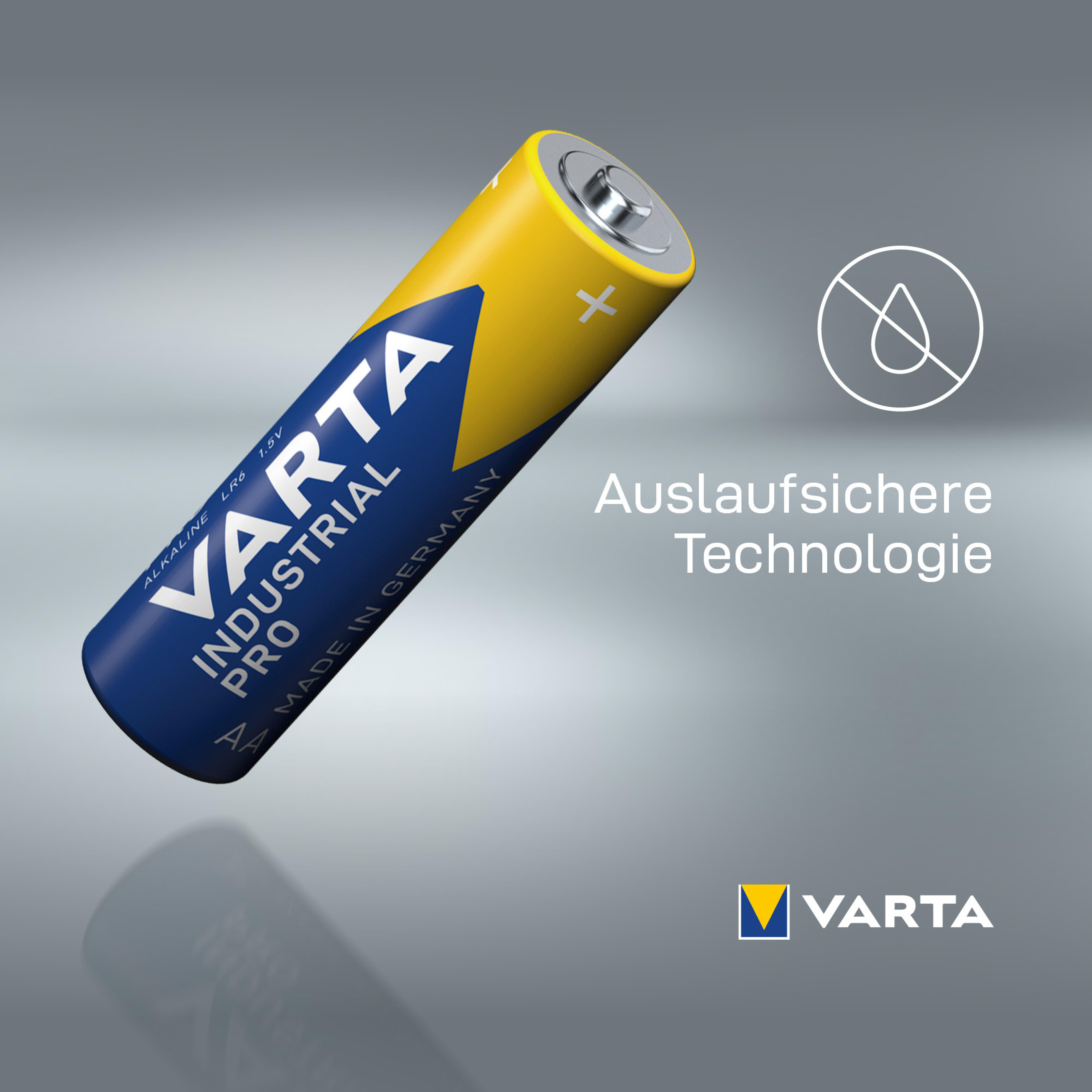 Varta Batterie INDUSTRIAL PRO Mignon AA LR6 (4x in Folie)