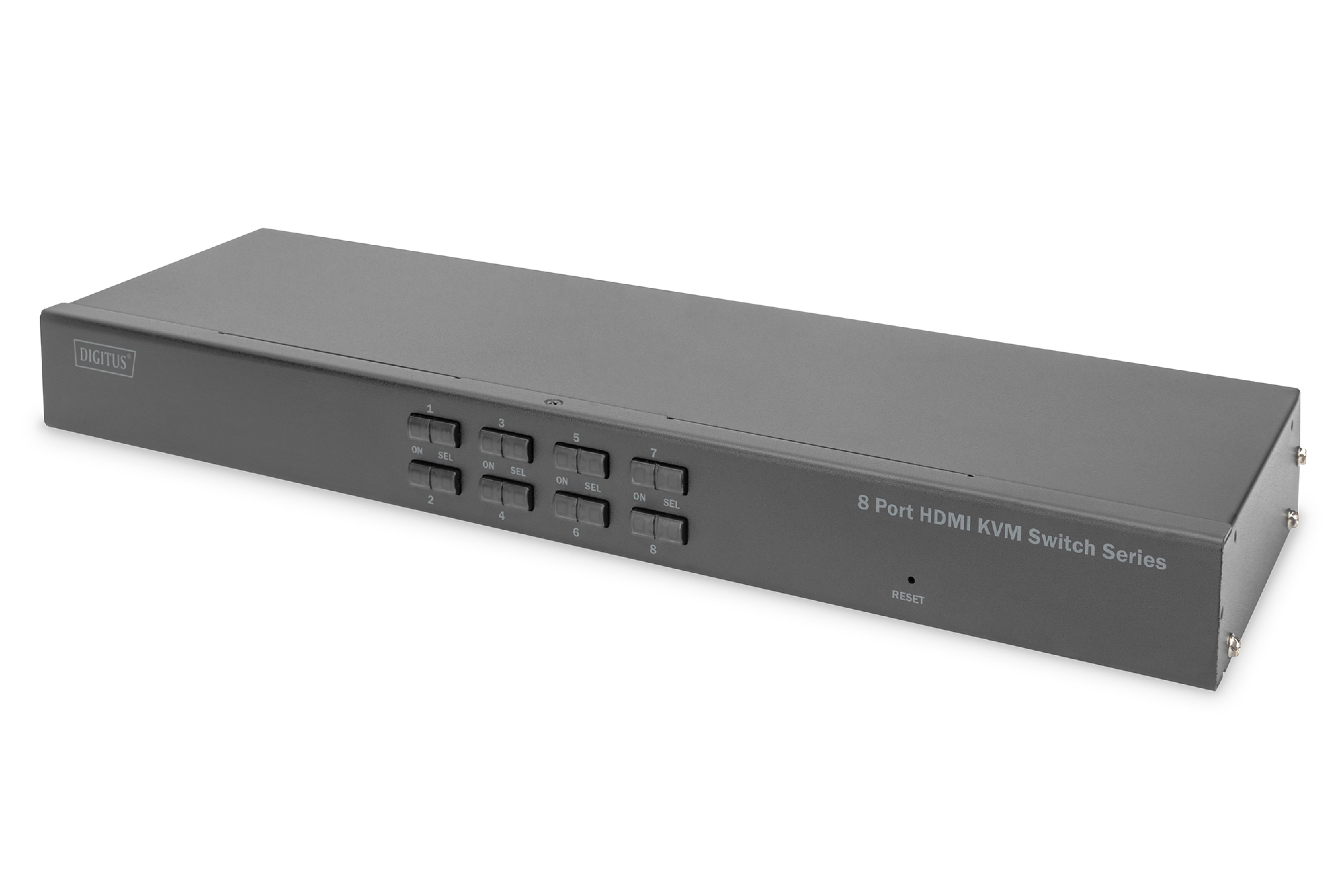 DIGITUS KVM-Switch, 8-Port, Single-Display, 4K, HDMI