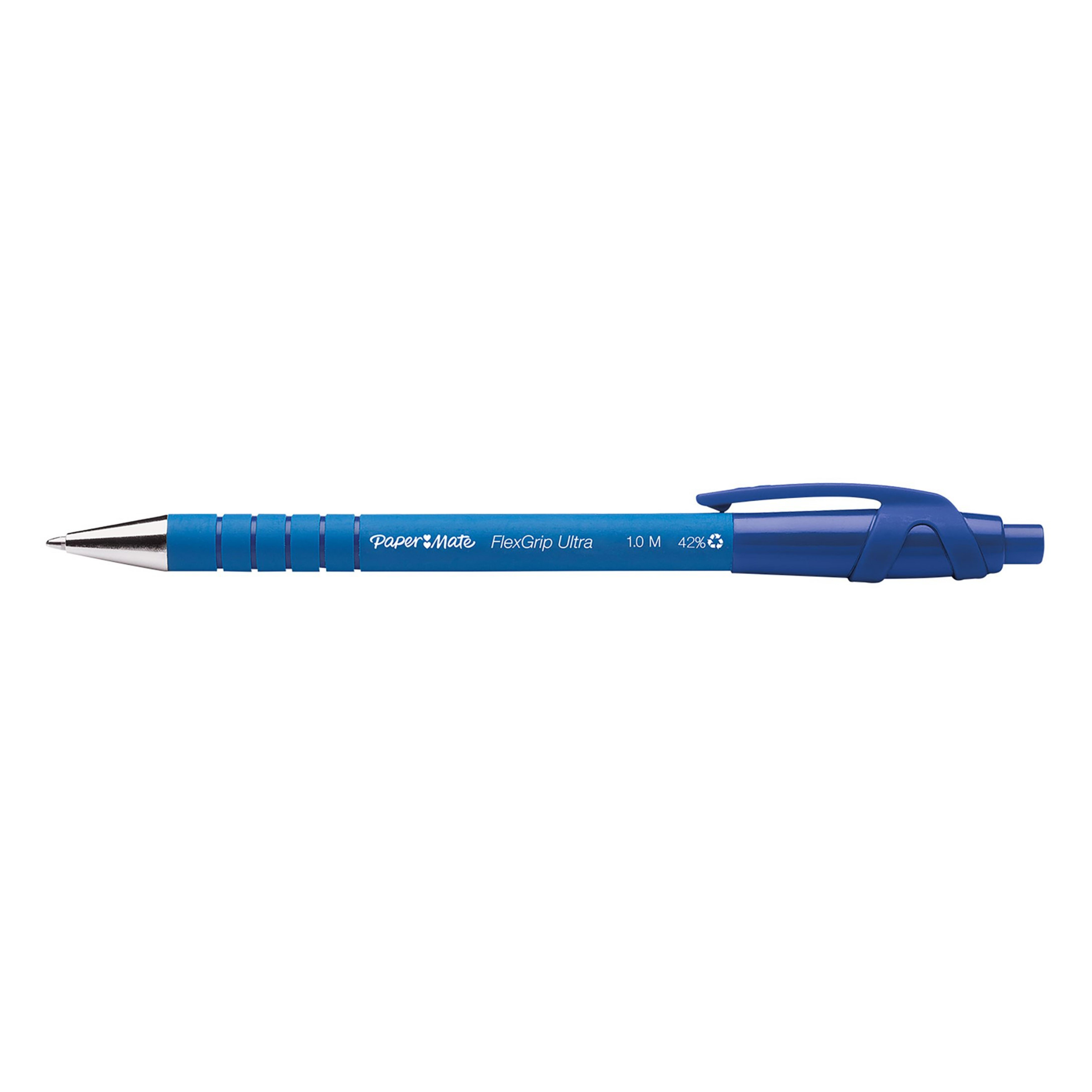 PAPER MATE Kugelschreiber Flexgrip Ultra RT M Blau 12 Stueck