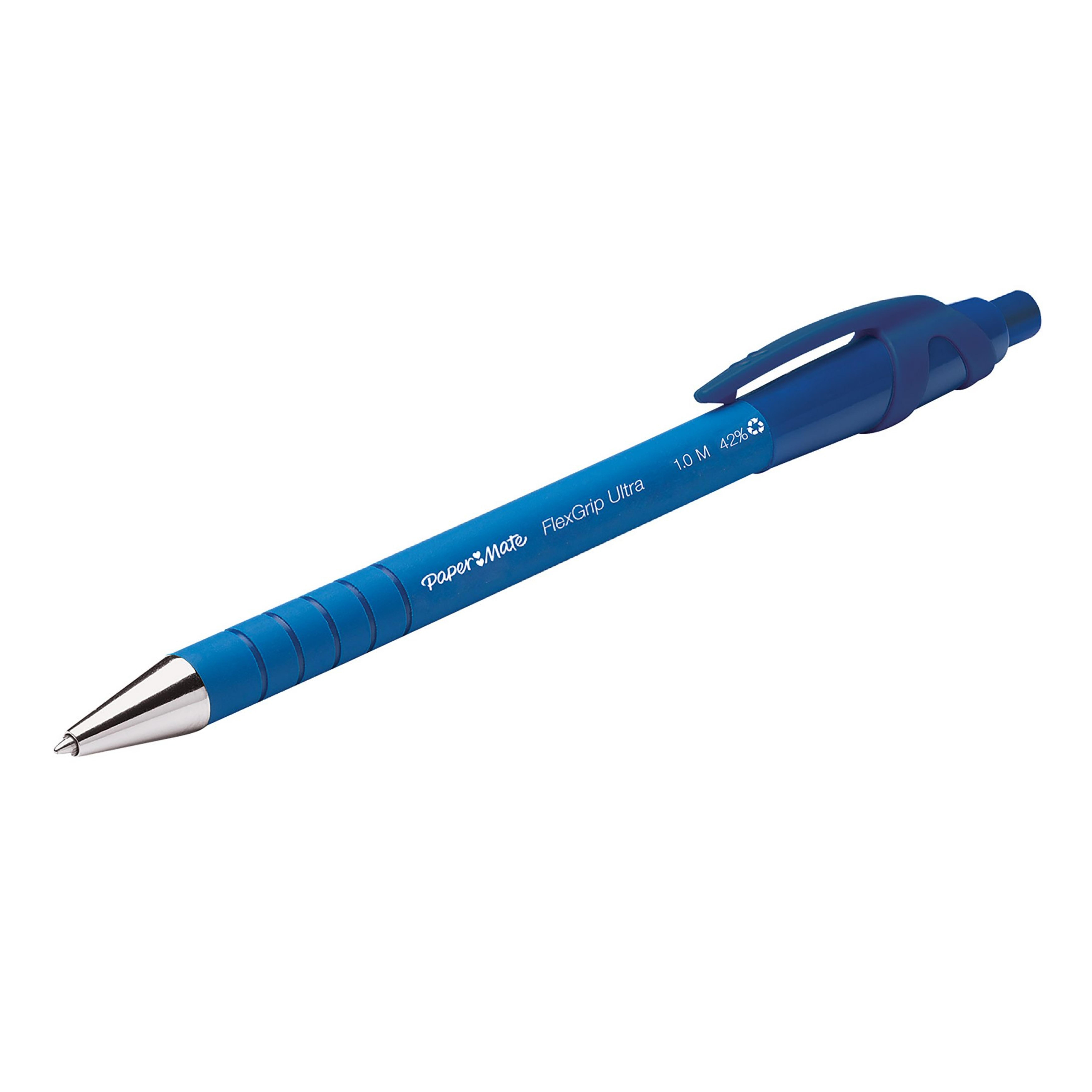 PAPER MATE Kugelschreiber Flexgrip Ultra RT M Blau 12 Stueck