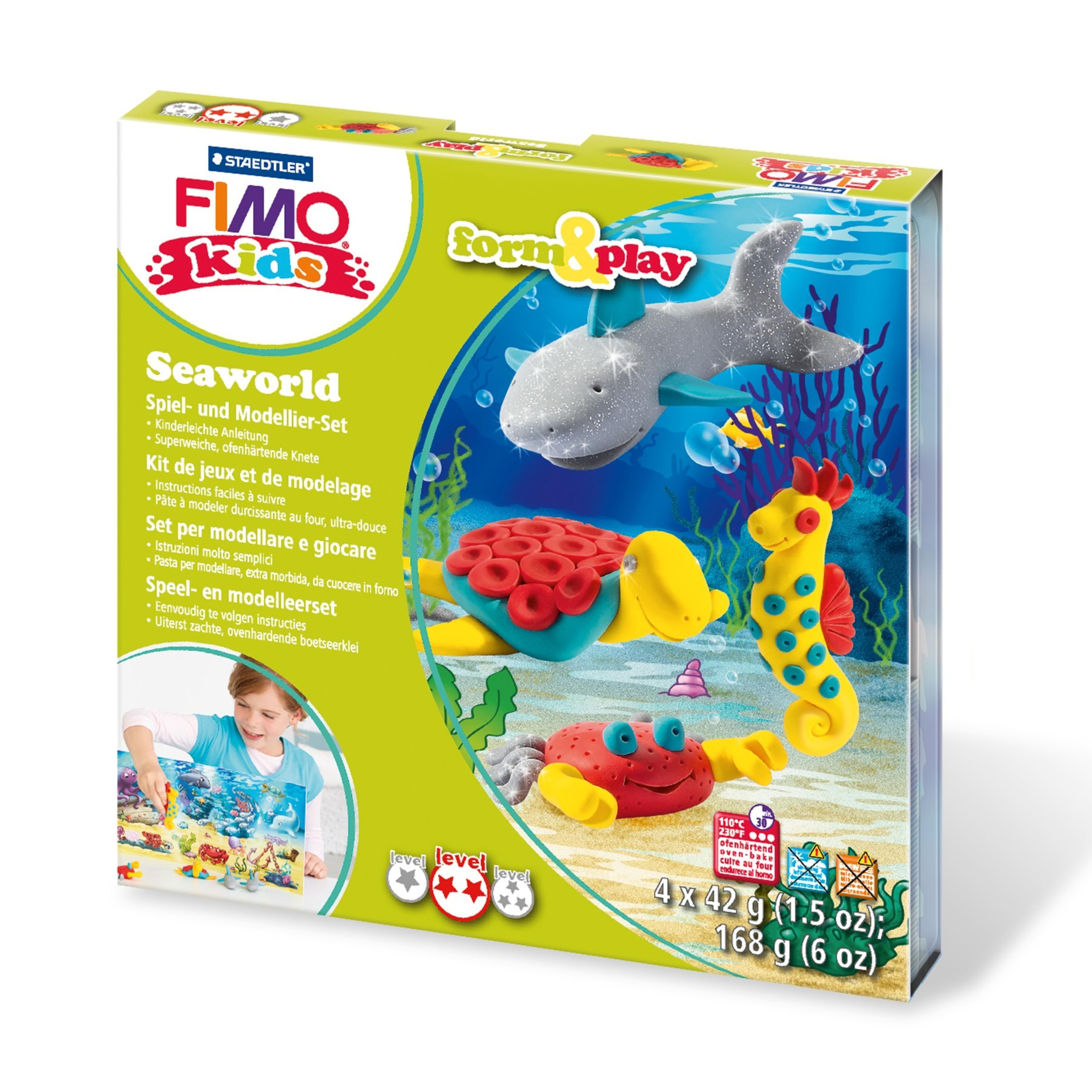 FIMO Set Mod.masse Fimo kids F&P seaworl