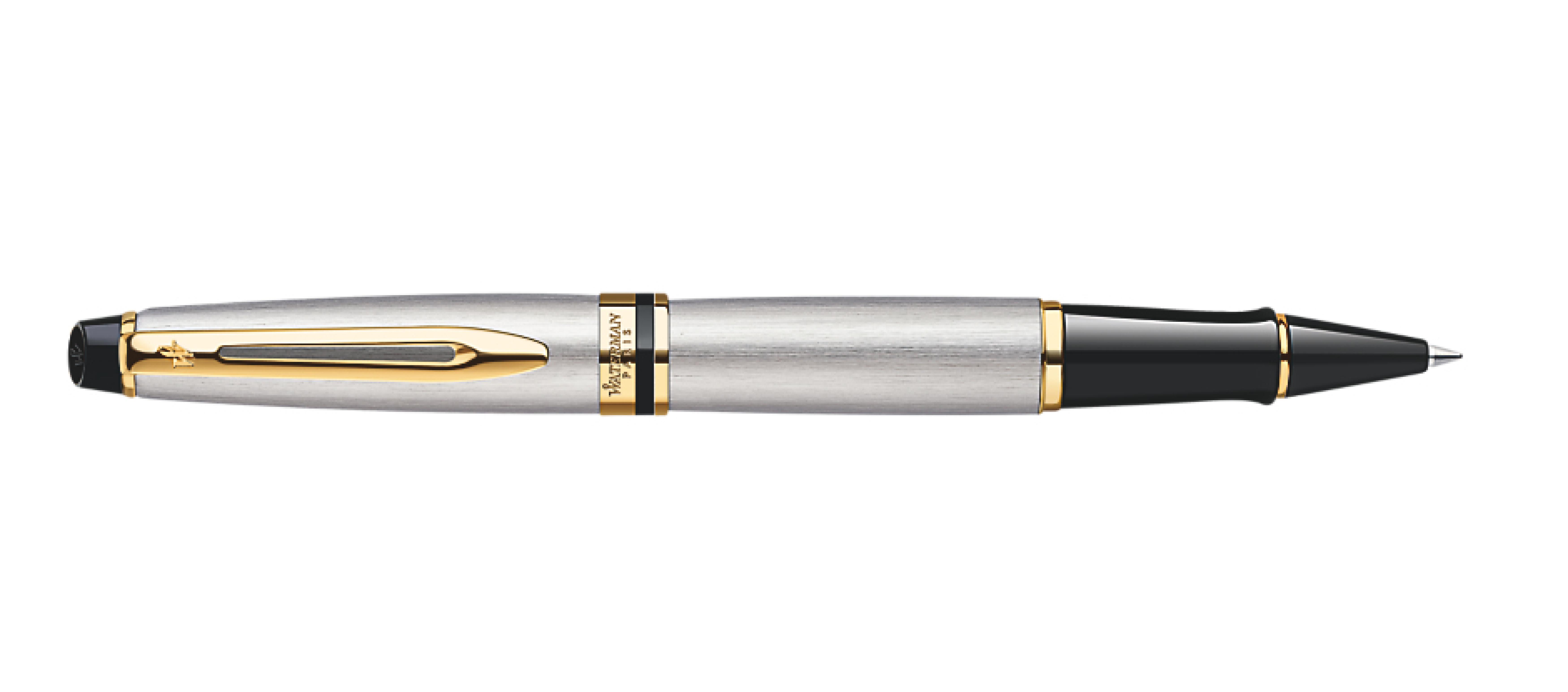 WATERMAN Rollerball Expert Metallic F Schwarz Geschenkbox