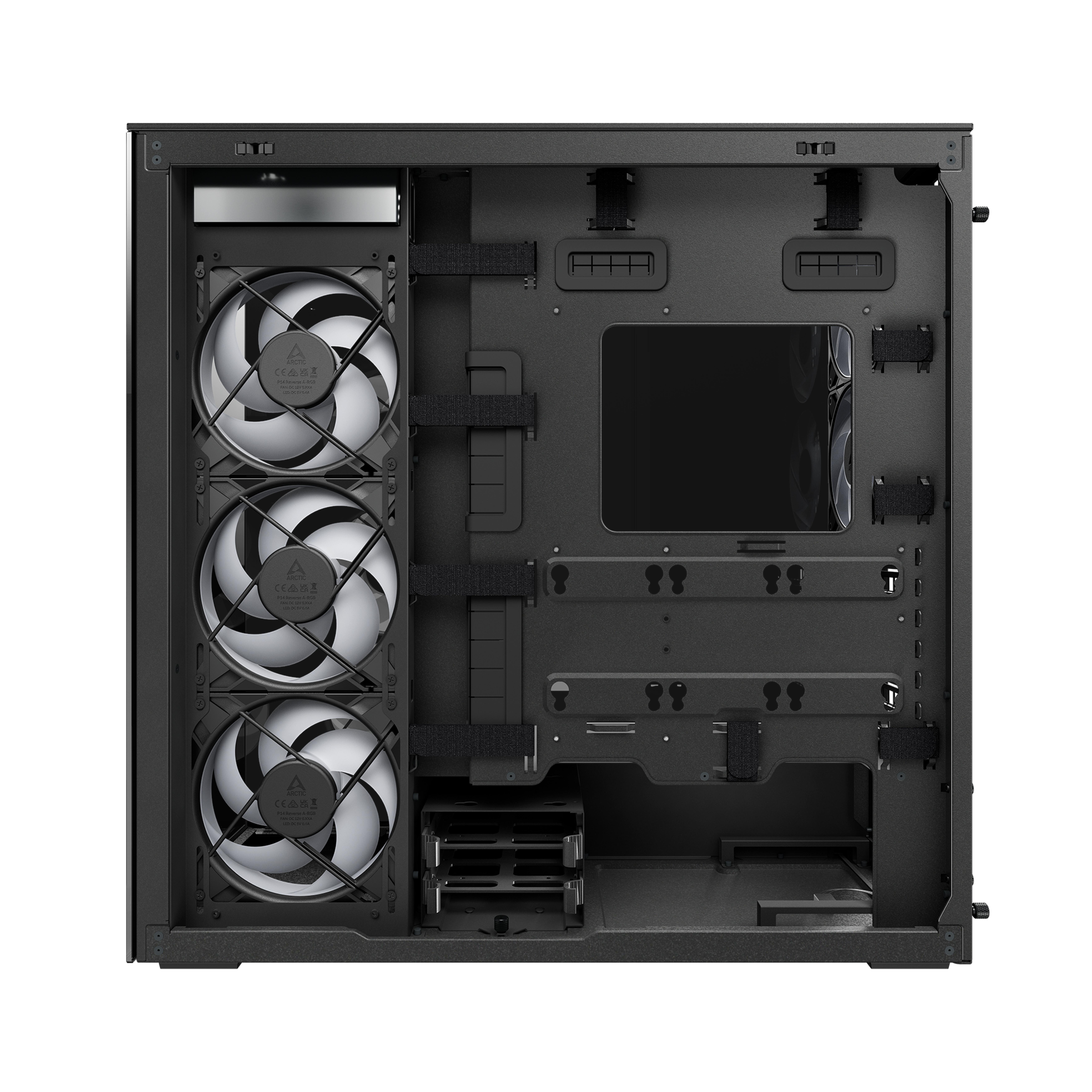 ARCTIC Geh Xtender Black with GPU vertical mount