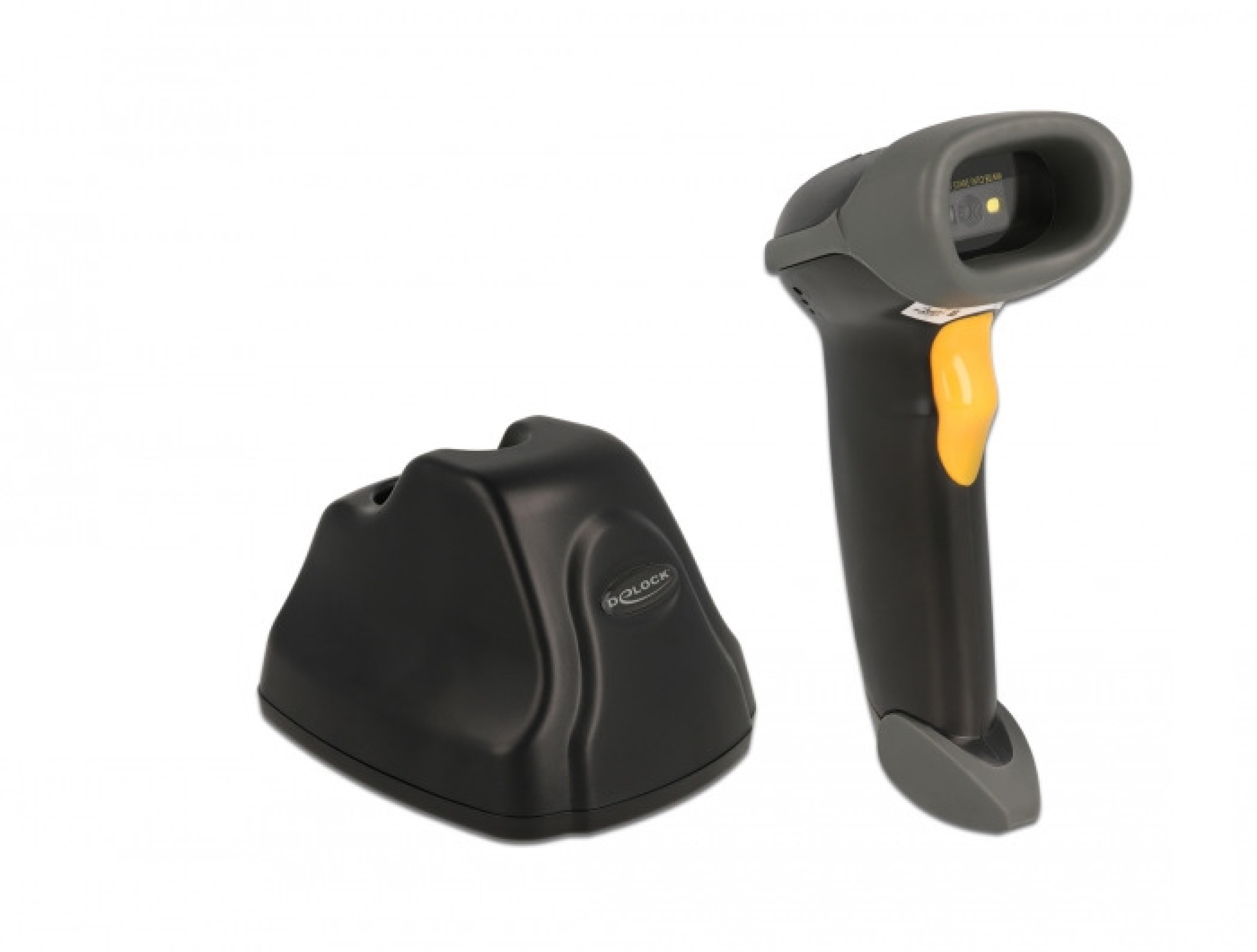 DELOCK 2,4 GHz Barcode Scanner 1D und 2D mit Ladestation