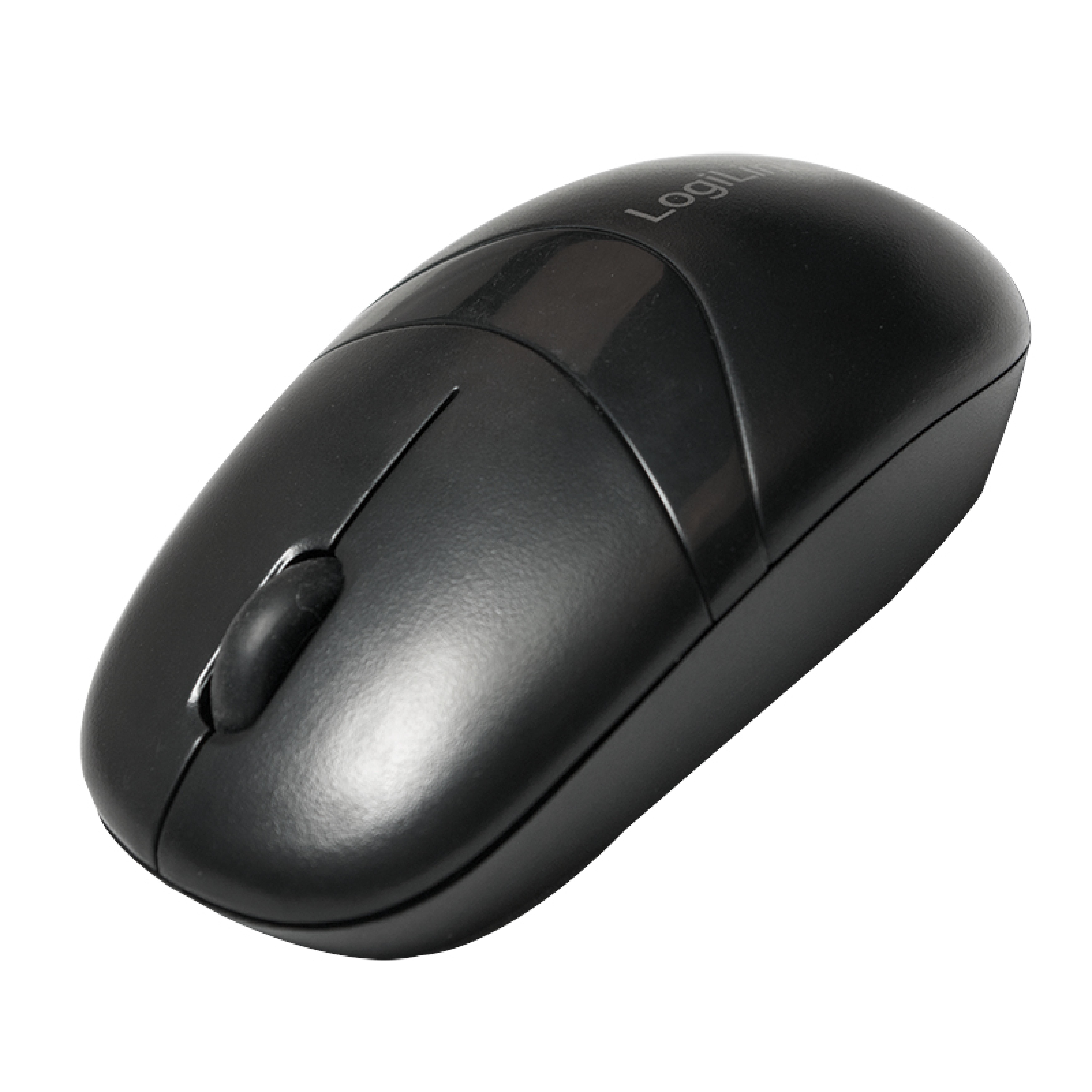 Logilink Tastatur Wireless 2,4GHz mit Maus black