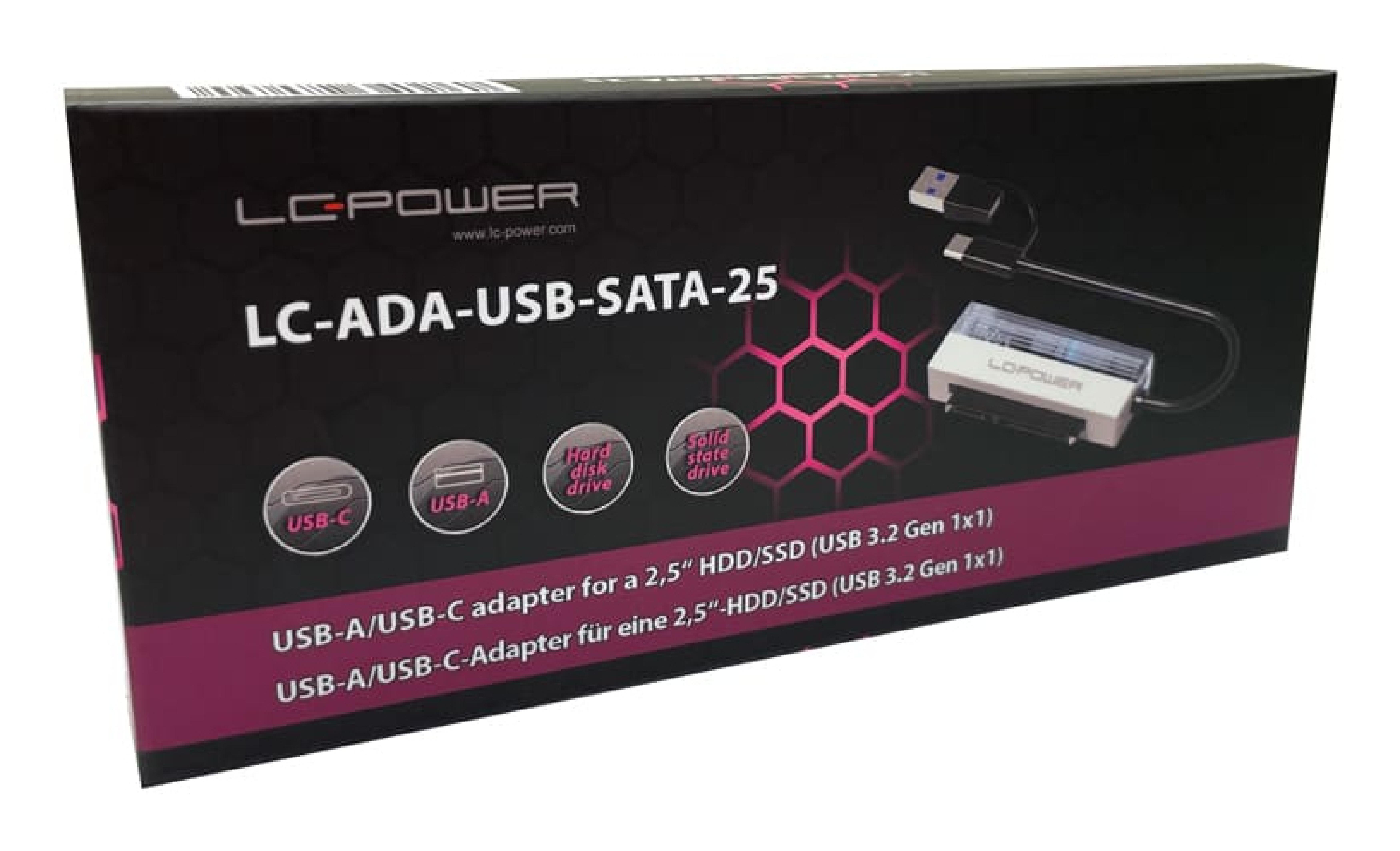 LC-Power Adapter LC-ADA-USB-SATA-25