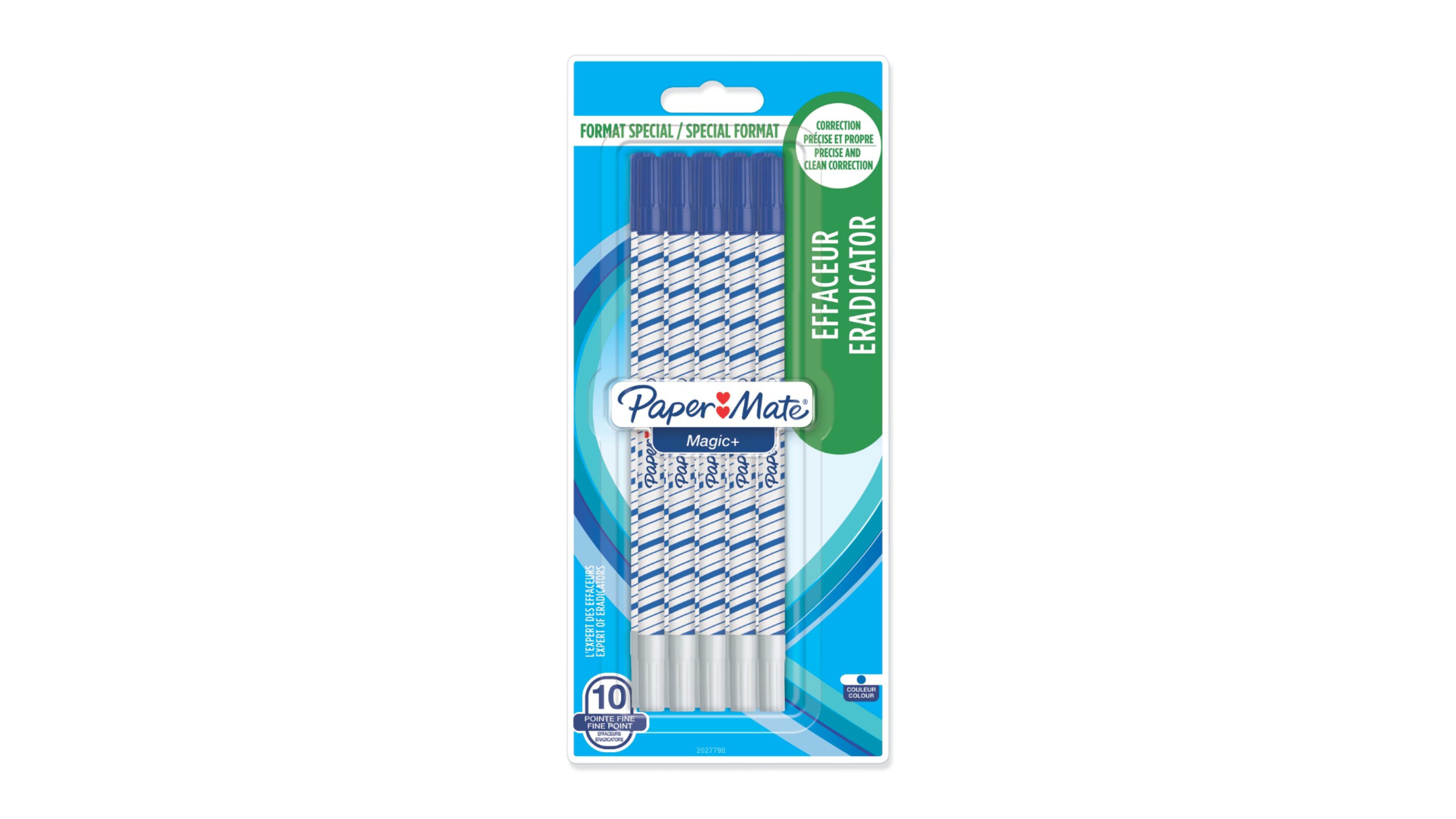 PAPER MATE Tintenloescher Magic+ Rundspitze 10er Blister