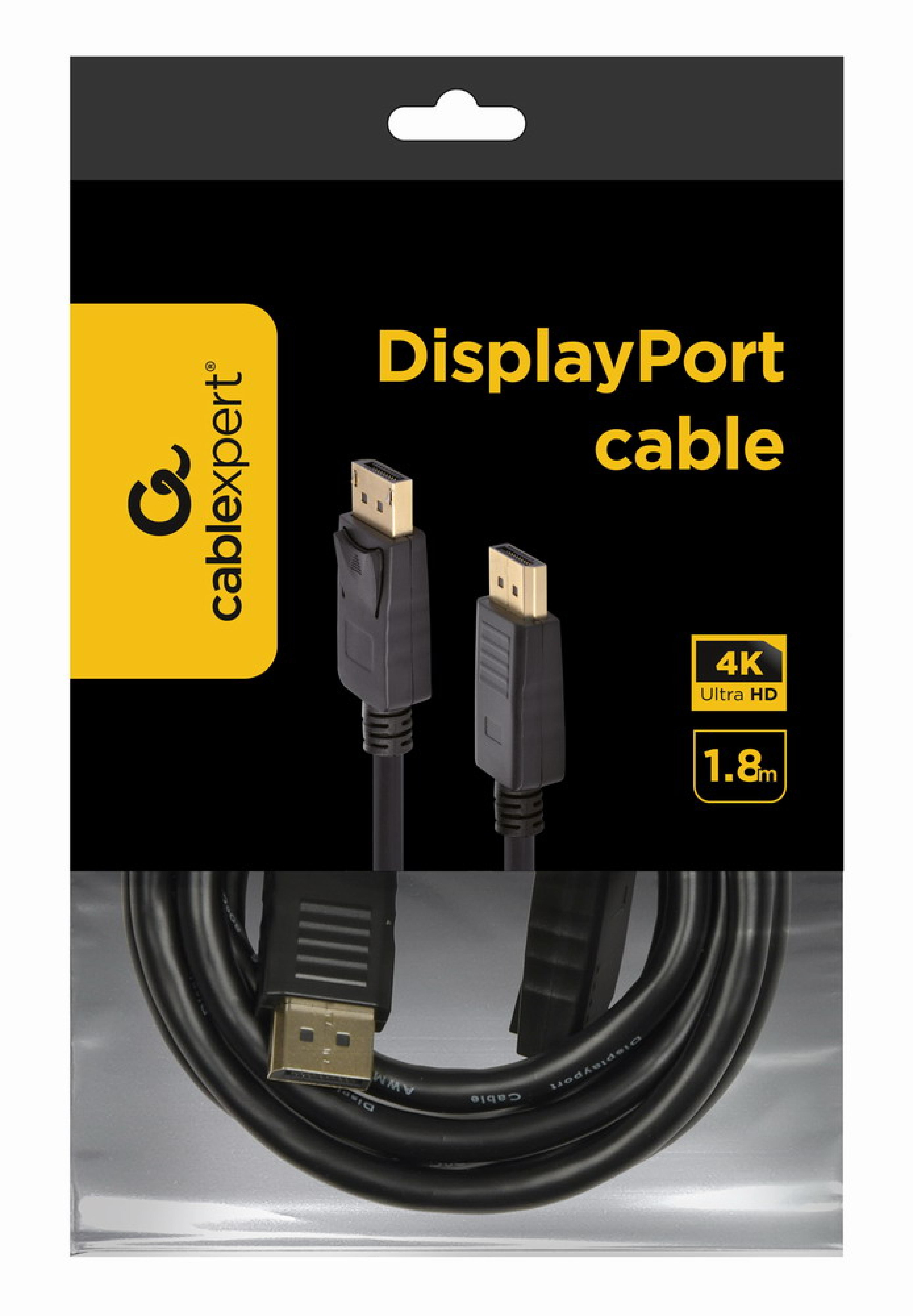 gembird Display Port Kabel, 4k, 1,8m