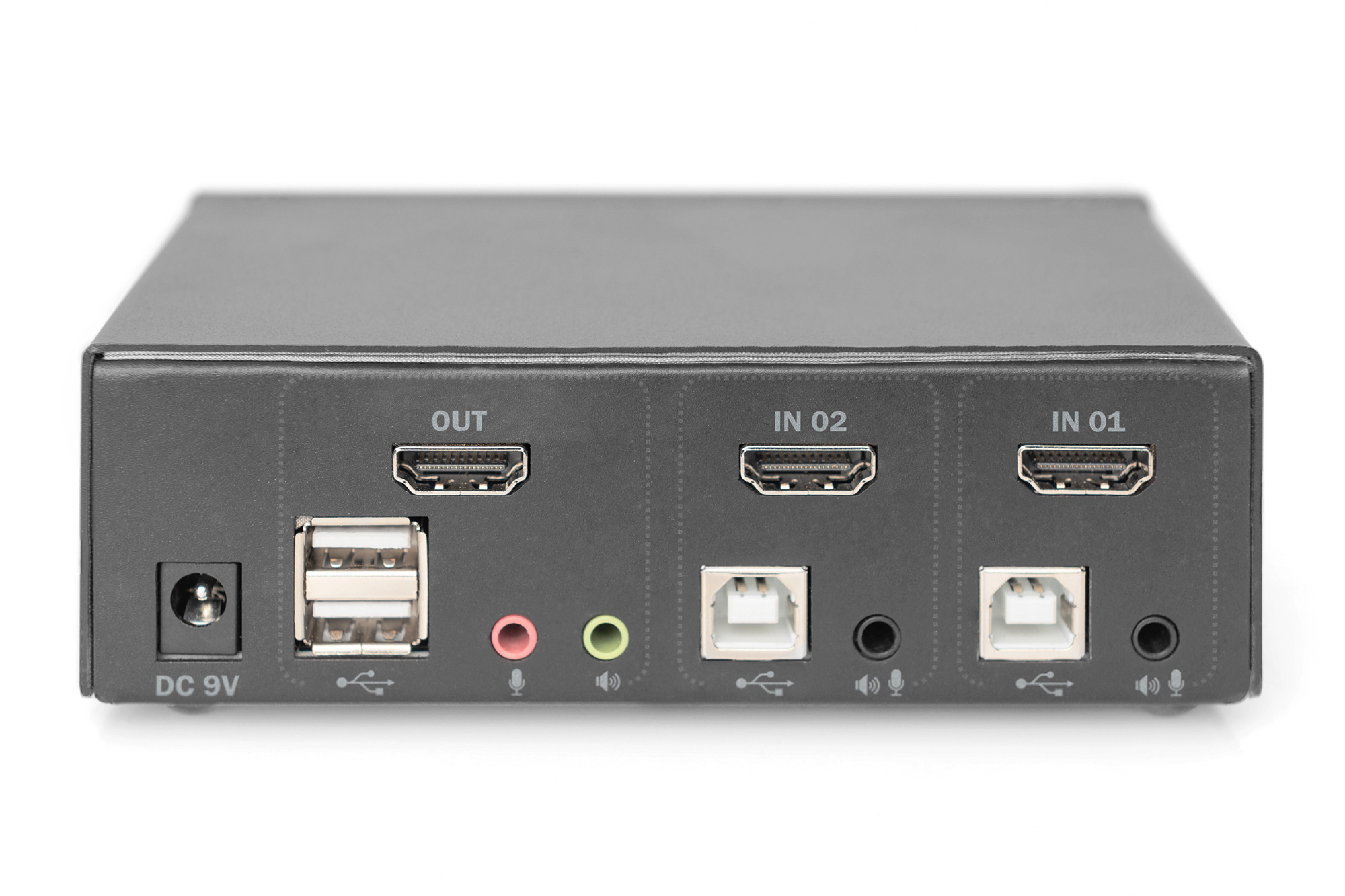 DIGITUS KVM-Switch, 2-Port, Single-Display, 4K, HDMI