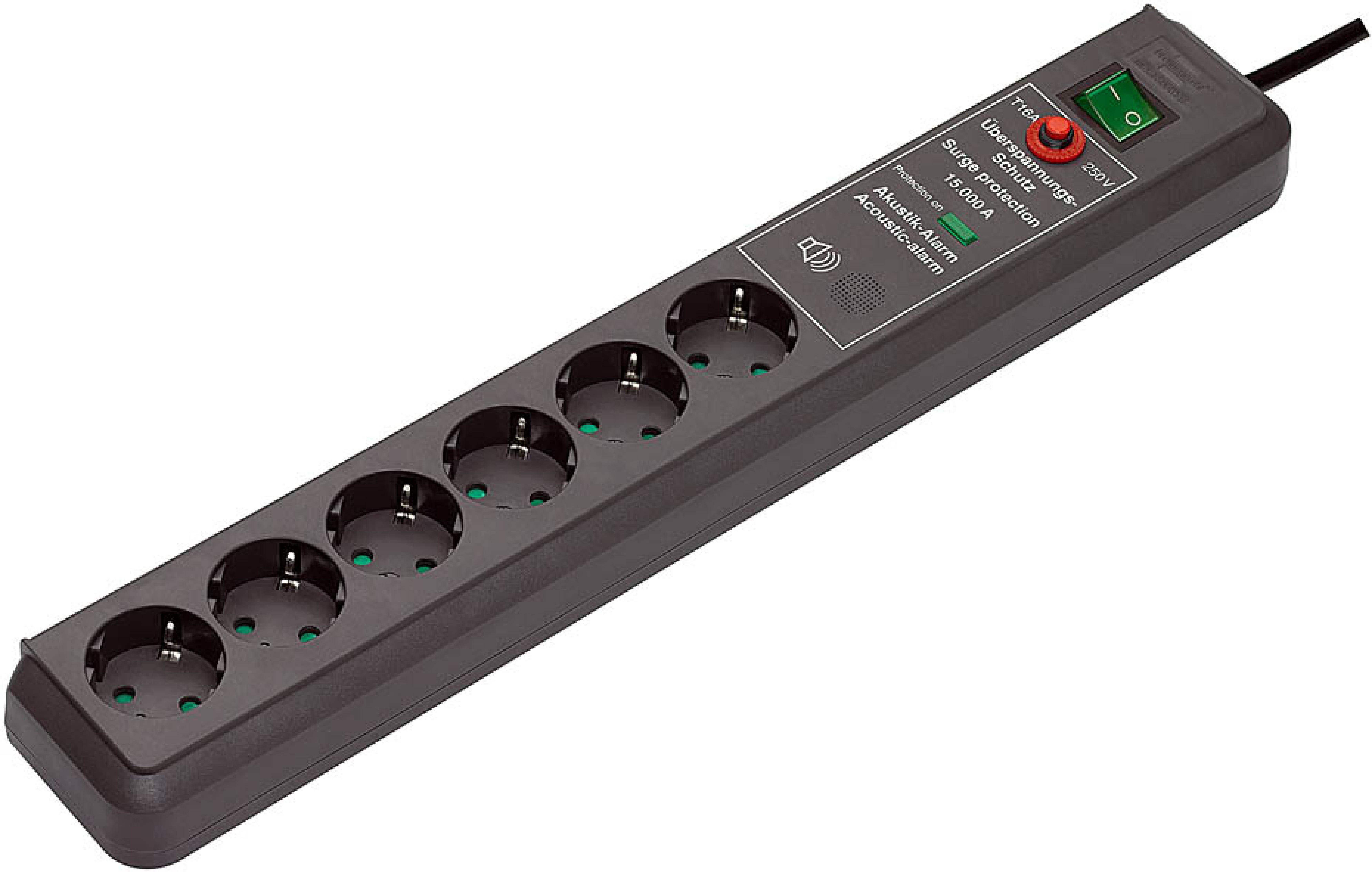Brennenstuhl UEberspannungsschutz Secure-Tec 6x 3m 19.5kA