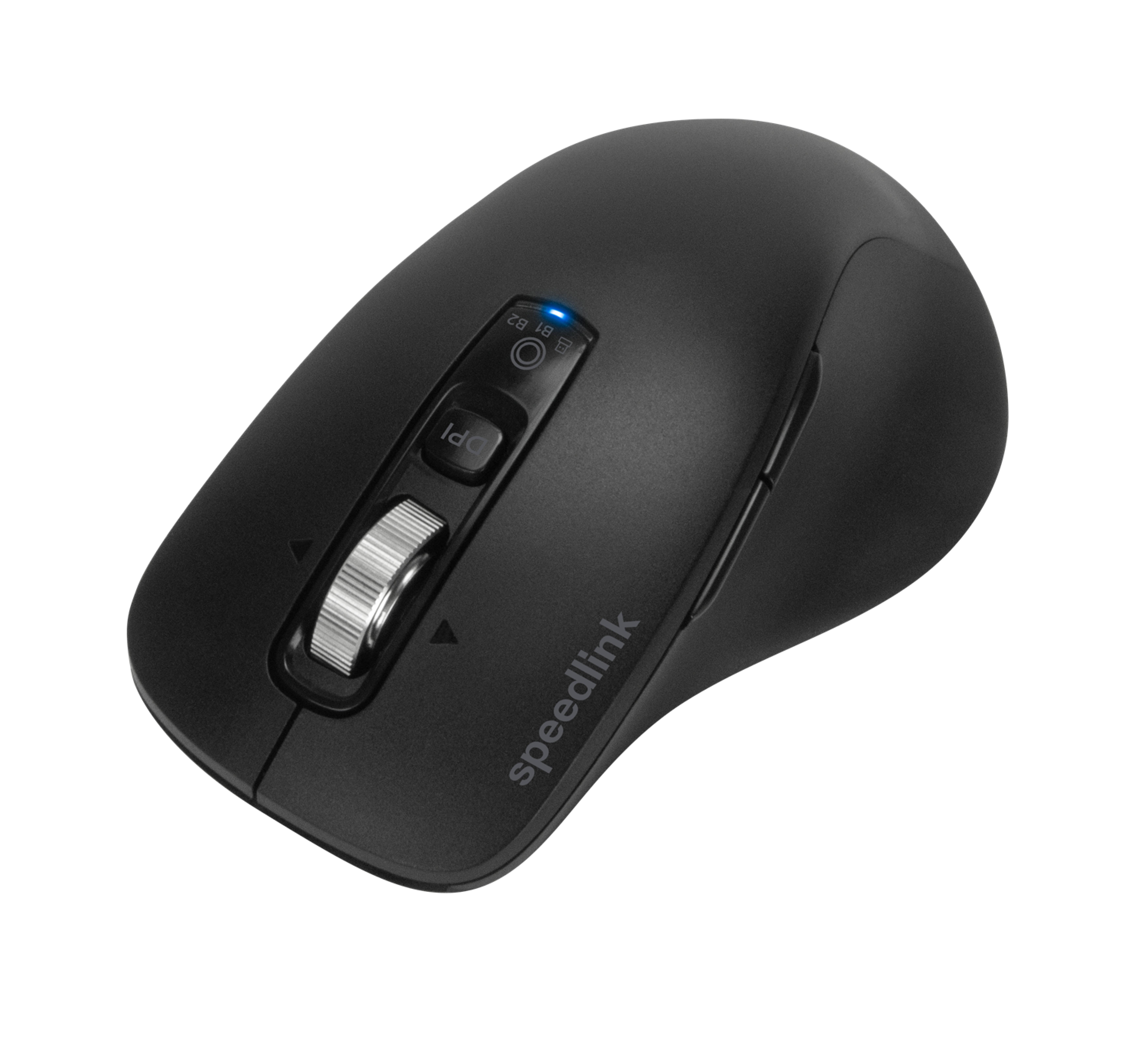 SPEEDLINK VELORA Rechargeable Mouse - Wireless, Bluetooth, Smart Flying Scroll Wheel, black
