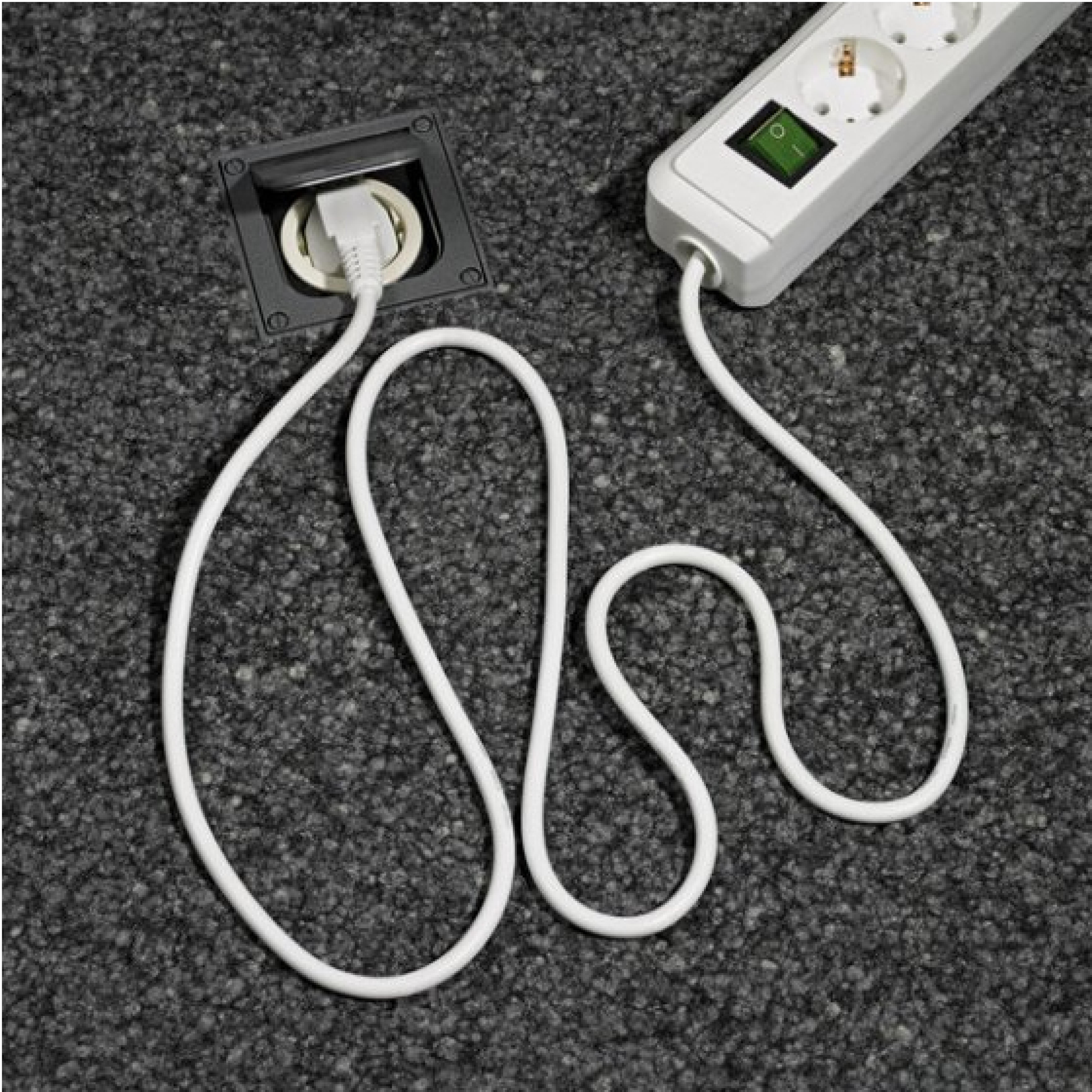 Brennenstuhl Steckdosenleiste ECO-Line 6x 3m weiss