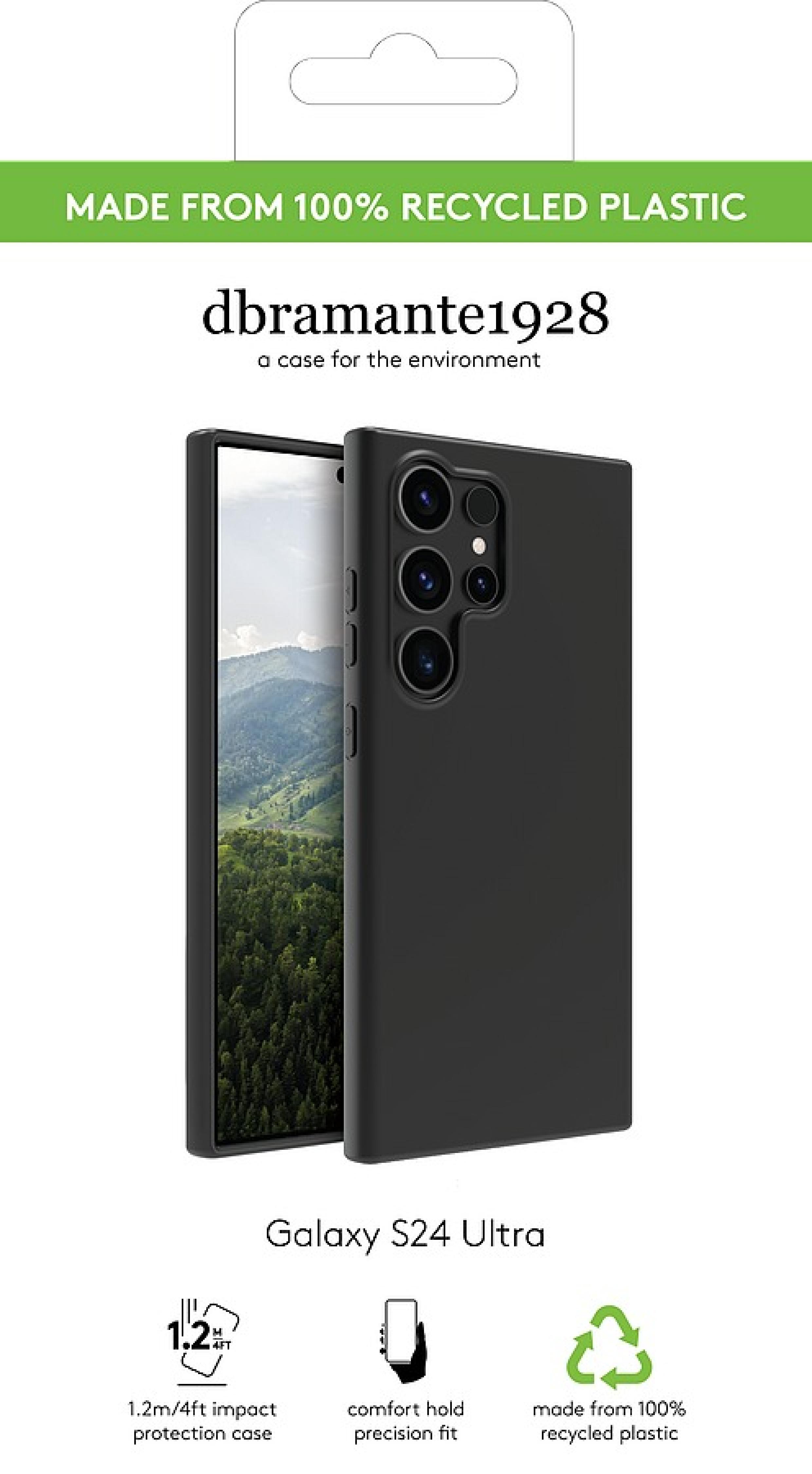 DBRAMANTE1928 Greenland - Galaxy S24 Ultra - Night Black