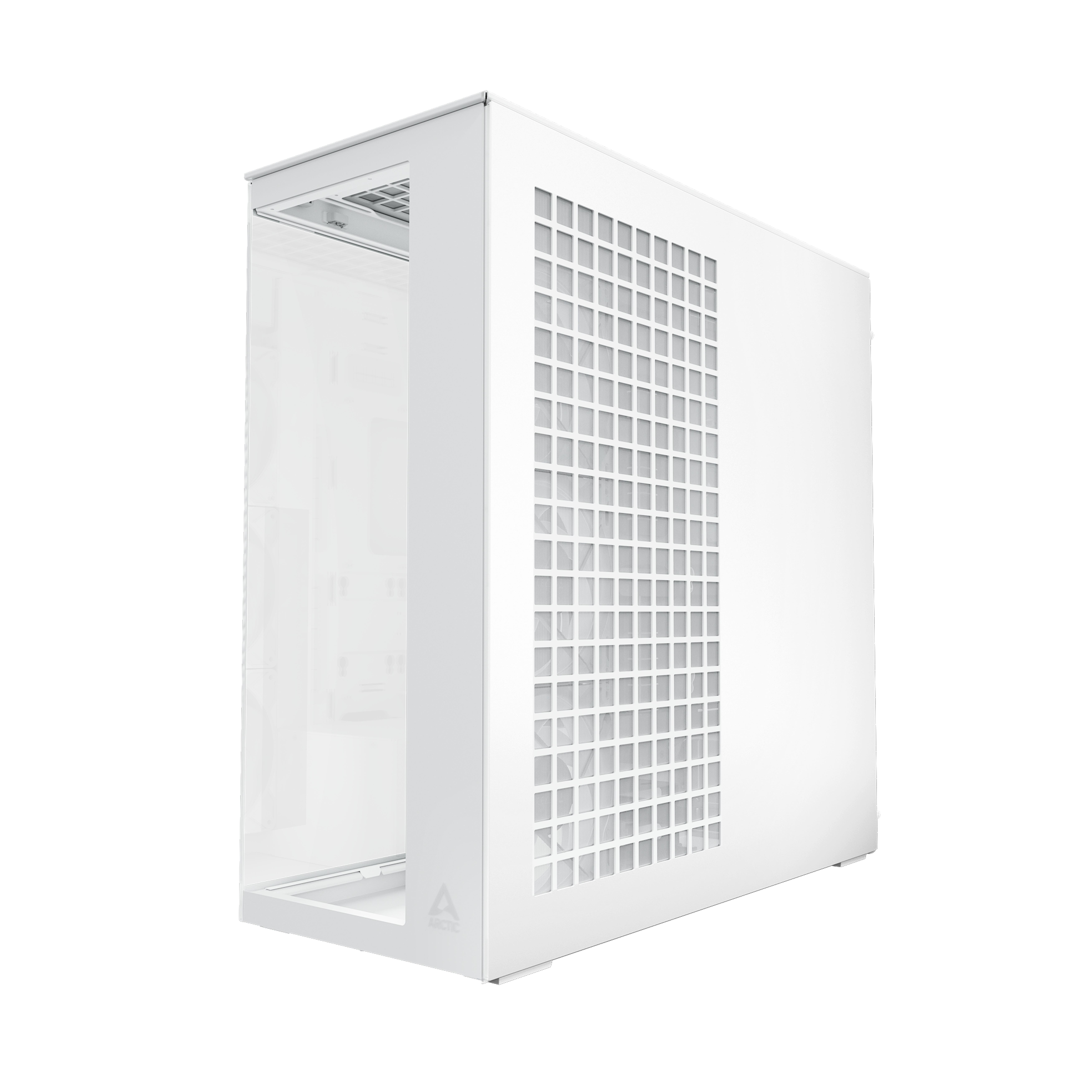 ARCTIC Geh Xtender White with GPU vertical mount