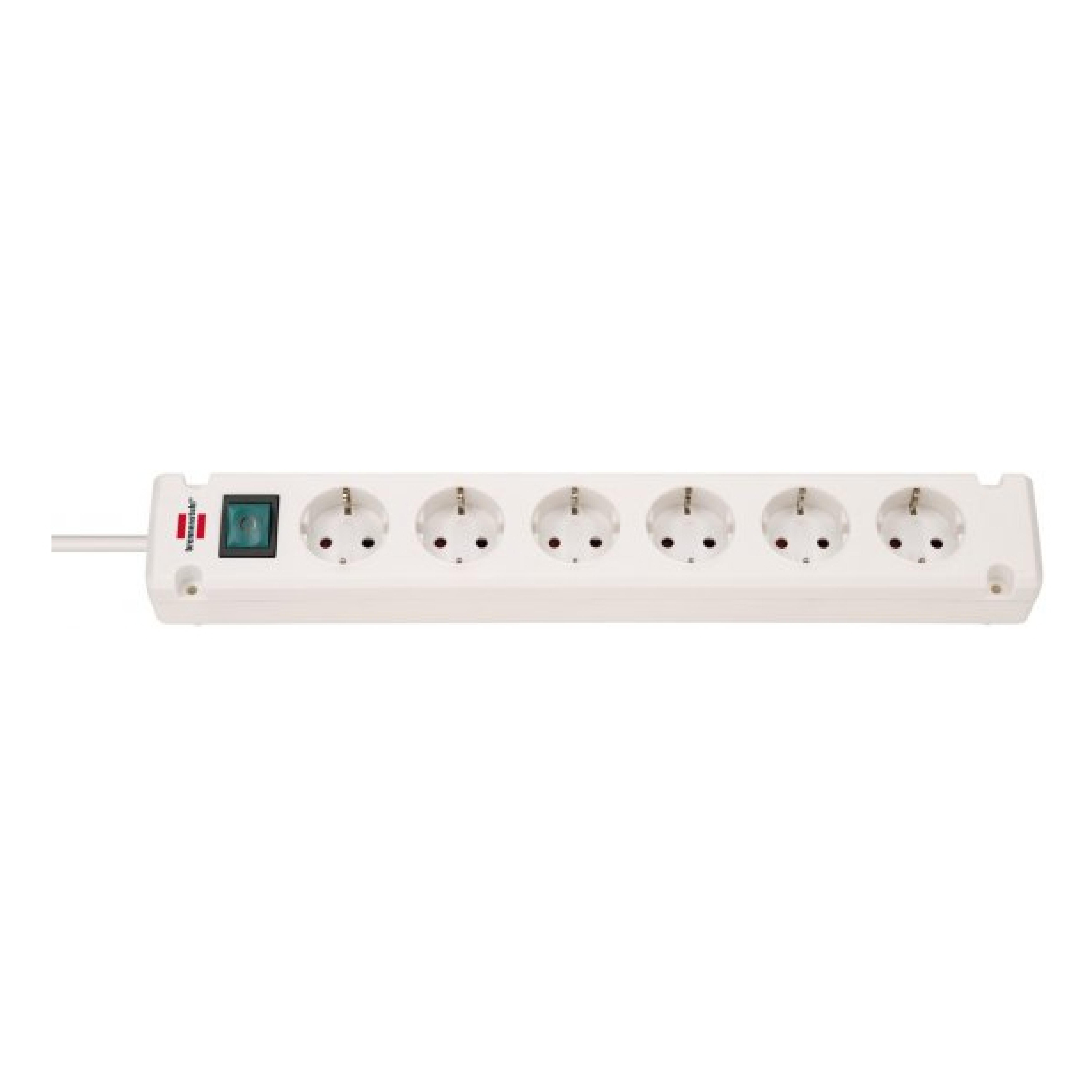 Brennenstuhl Steckdosenl. Comfort-Line Bremounta 6x 3m weiss