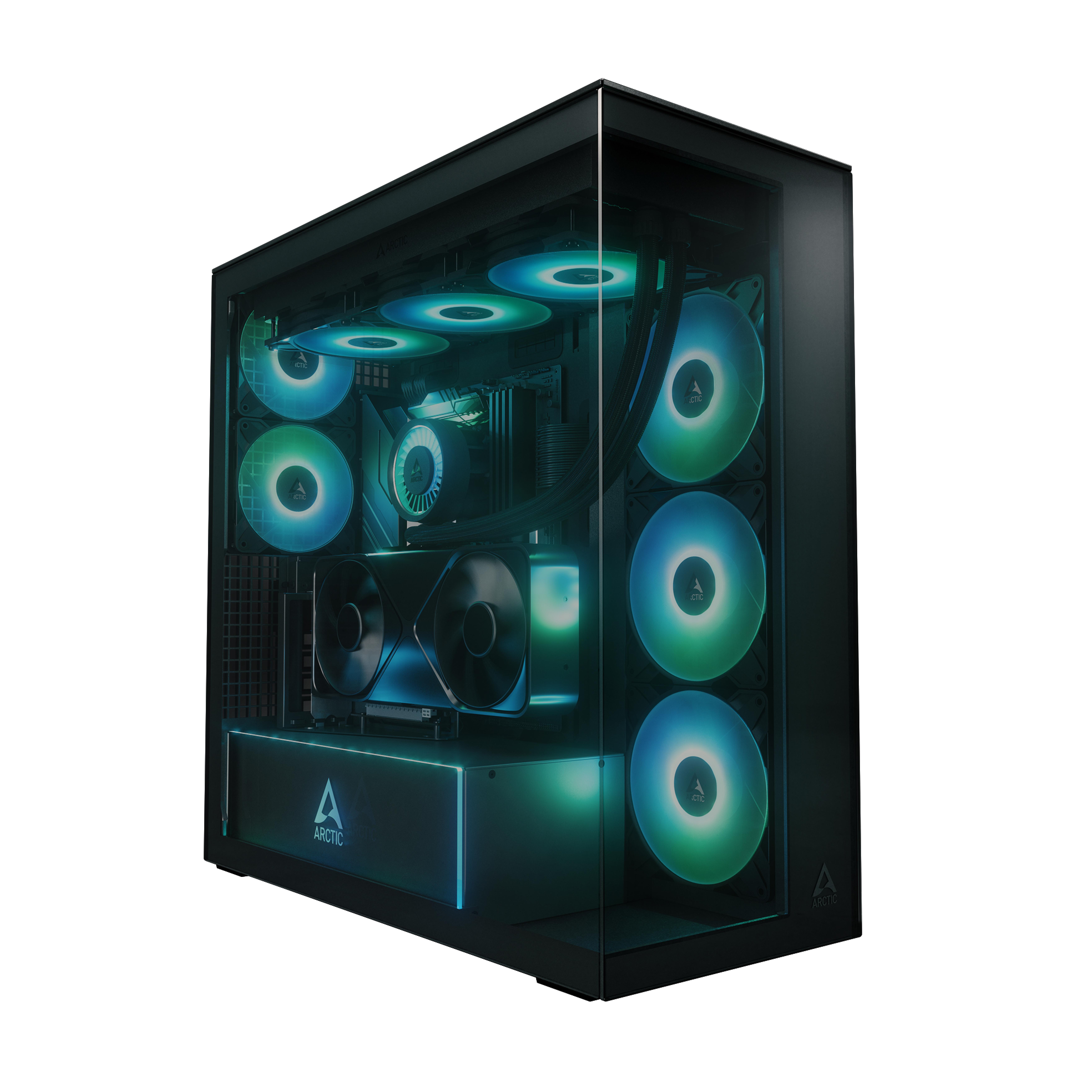 ARCTIC Geh Xtender Black with GPU vertical mount