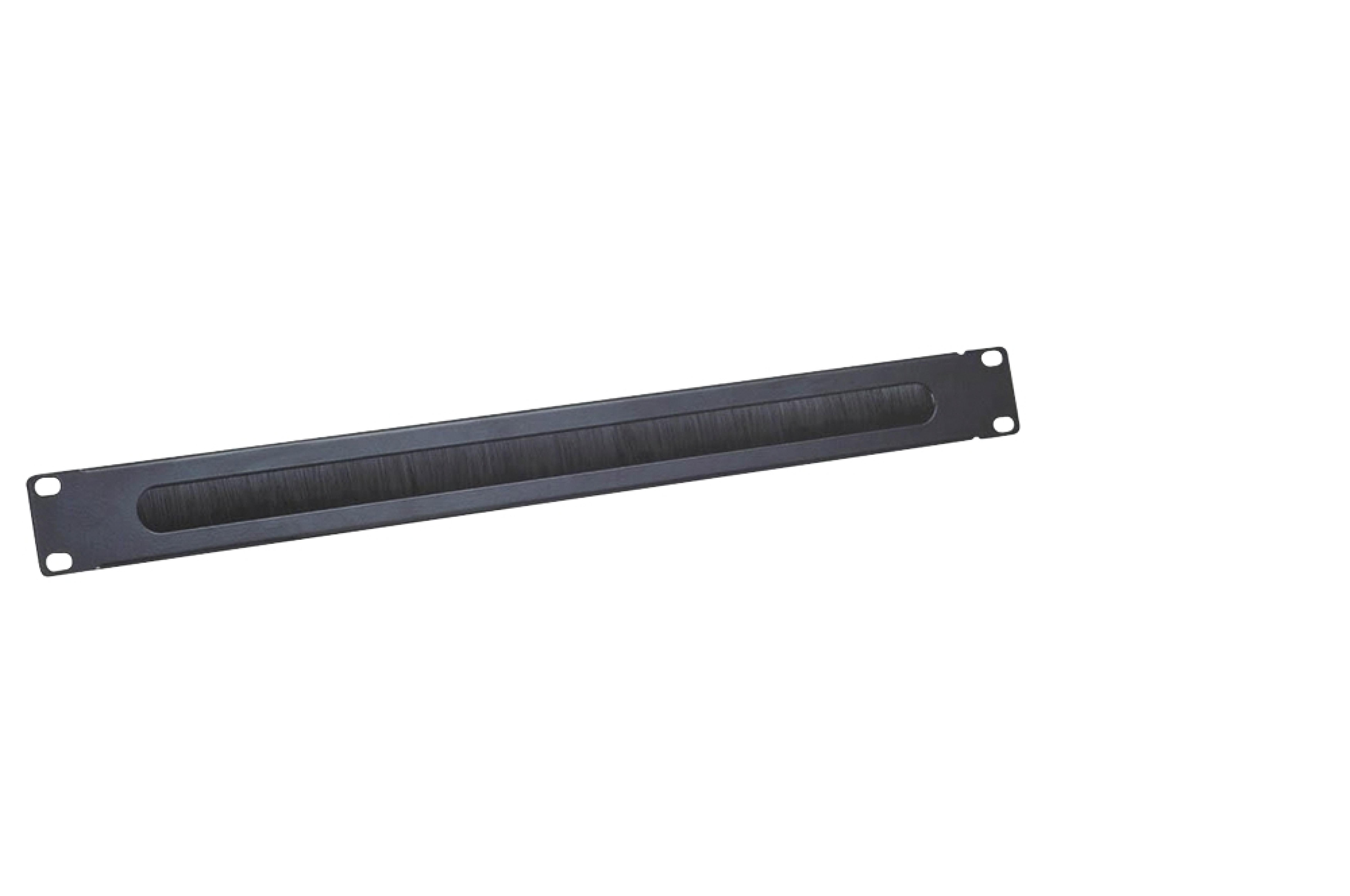 Logilink 19" Kabeldurchfuehrung 1U mit Buersteneinsatz, schw.