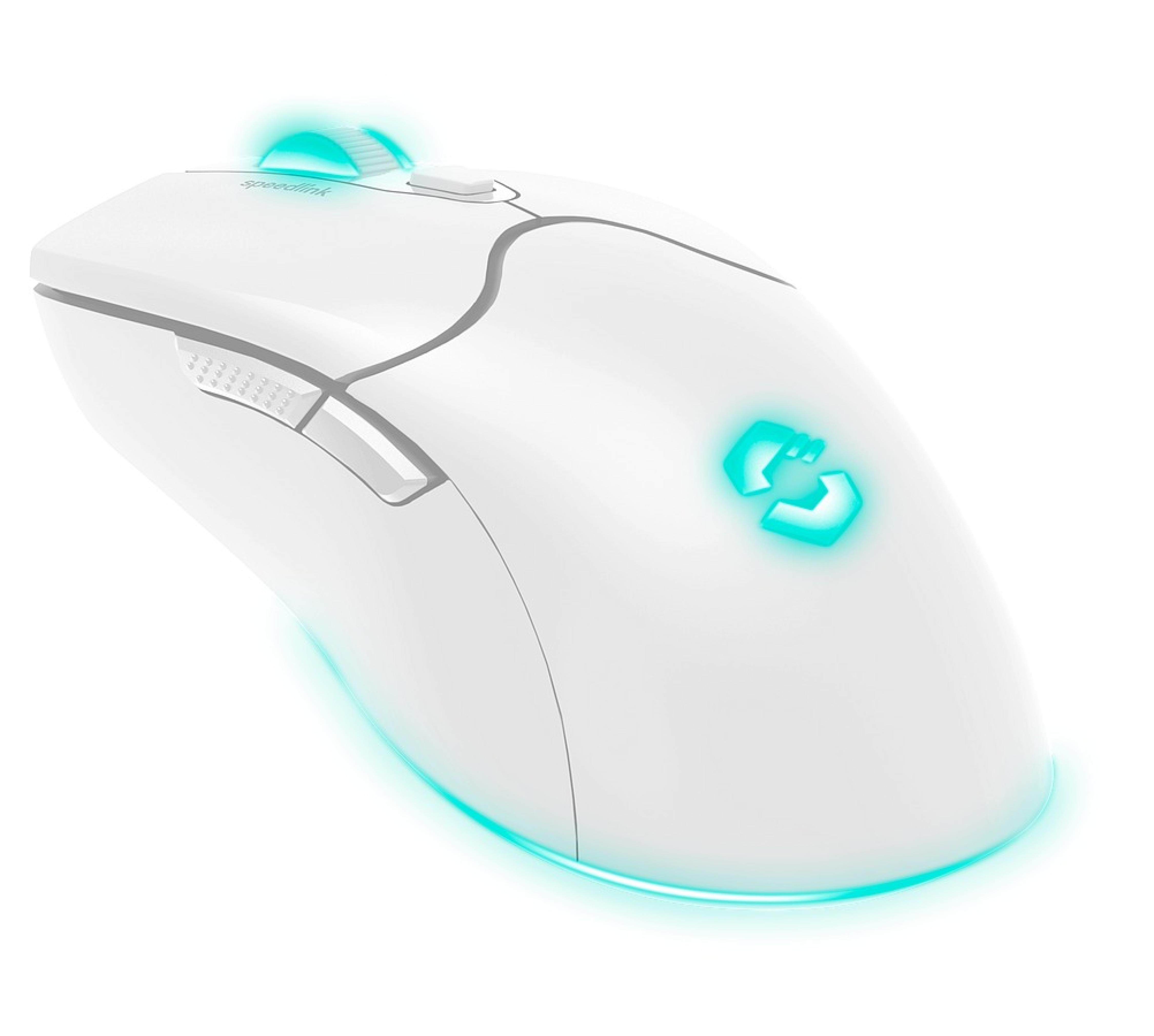 SPEEDLINK VELOX Rechargeable RGB Gaming Mouse - Wireless, white