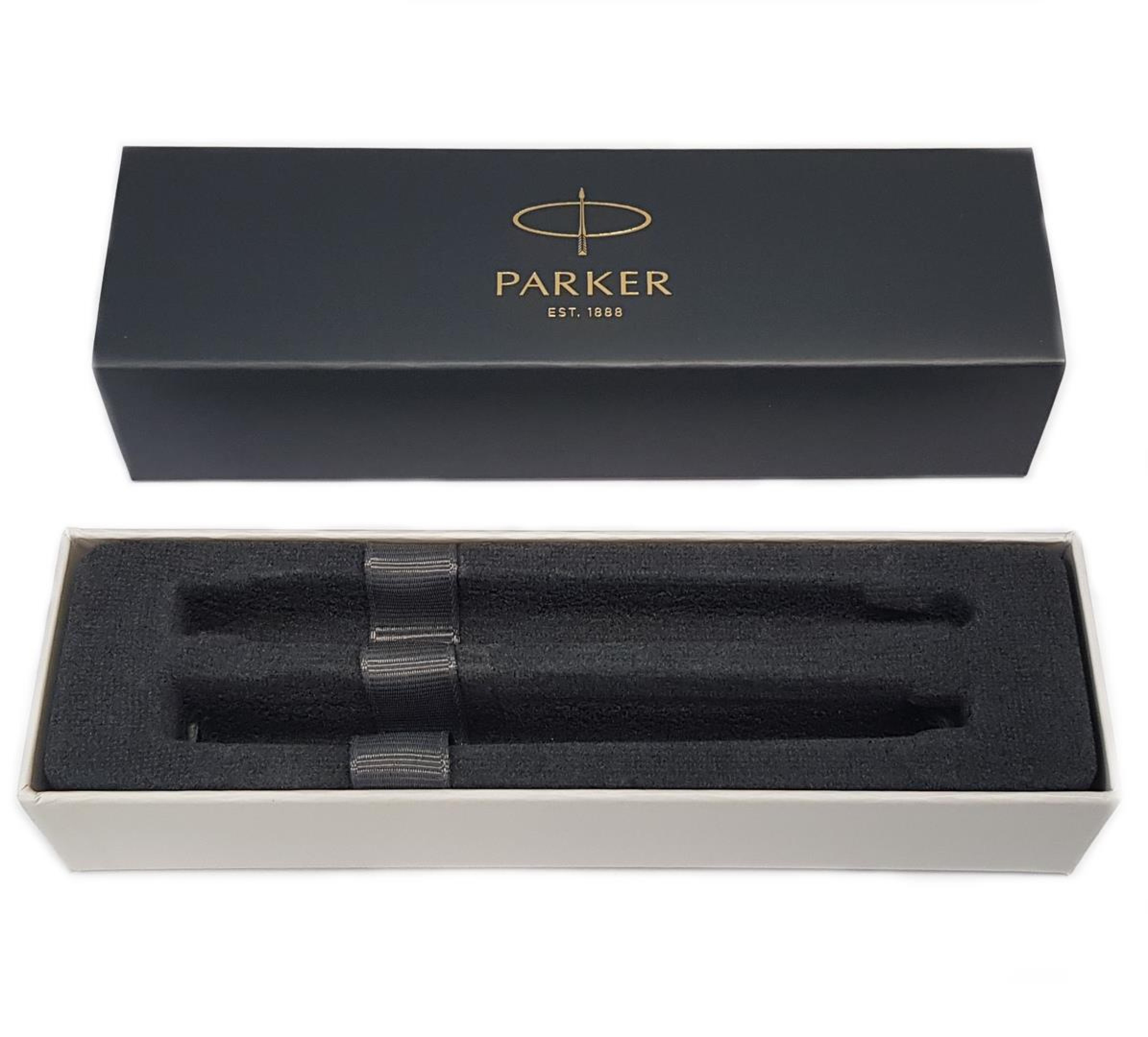 PARKER Fueller & Kugelschreiber DuoSet Jotter Edelstahl C.C. Geschenkb