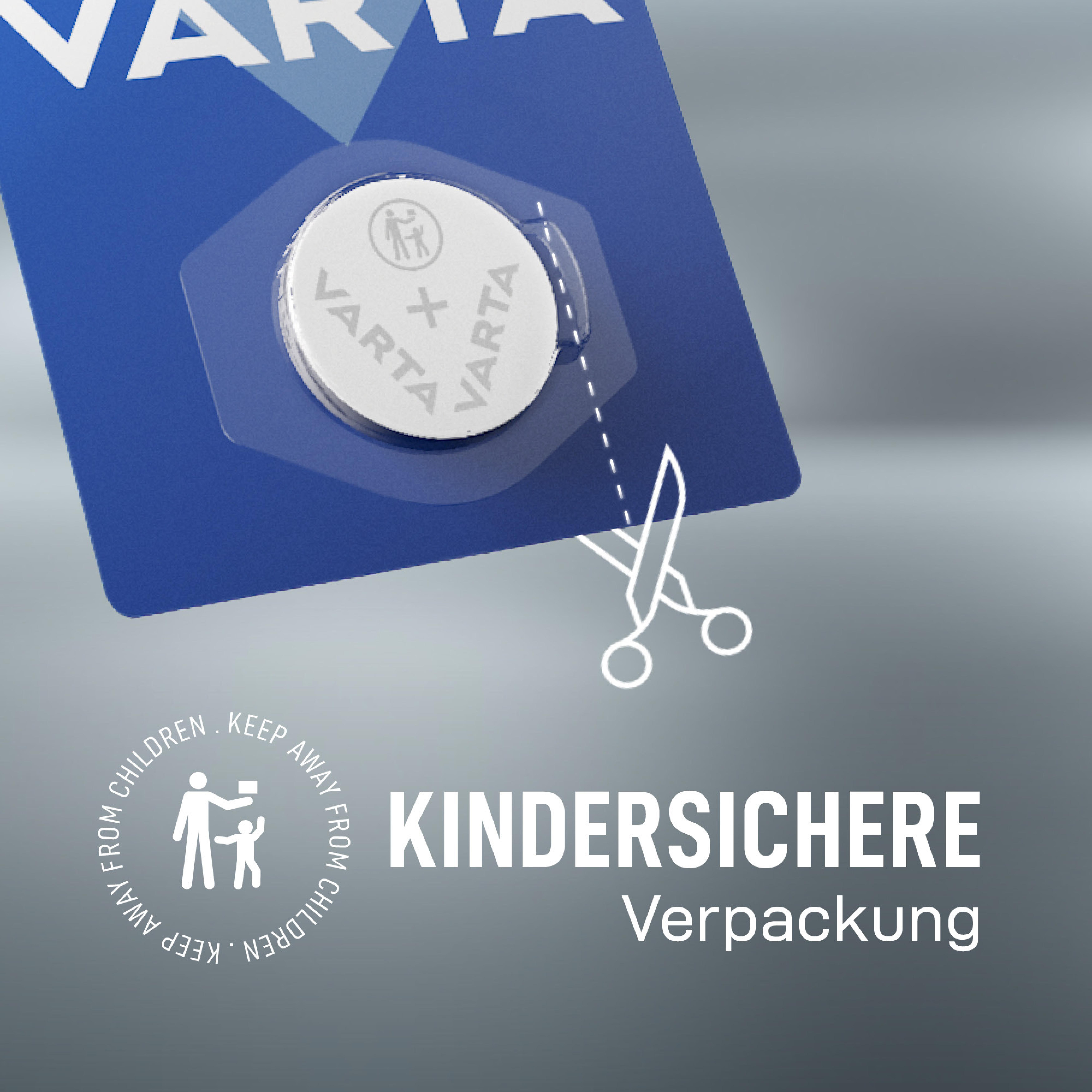 Varta Batterie Knopfzelle CR1632 3V 135mAh Lithium 1St.