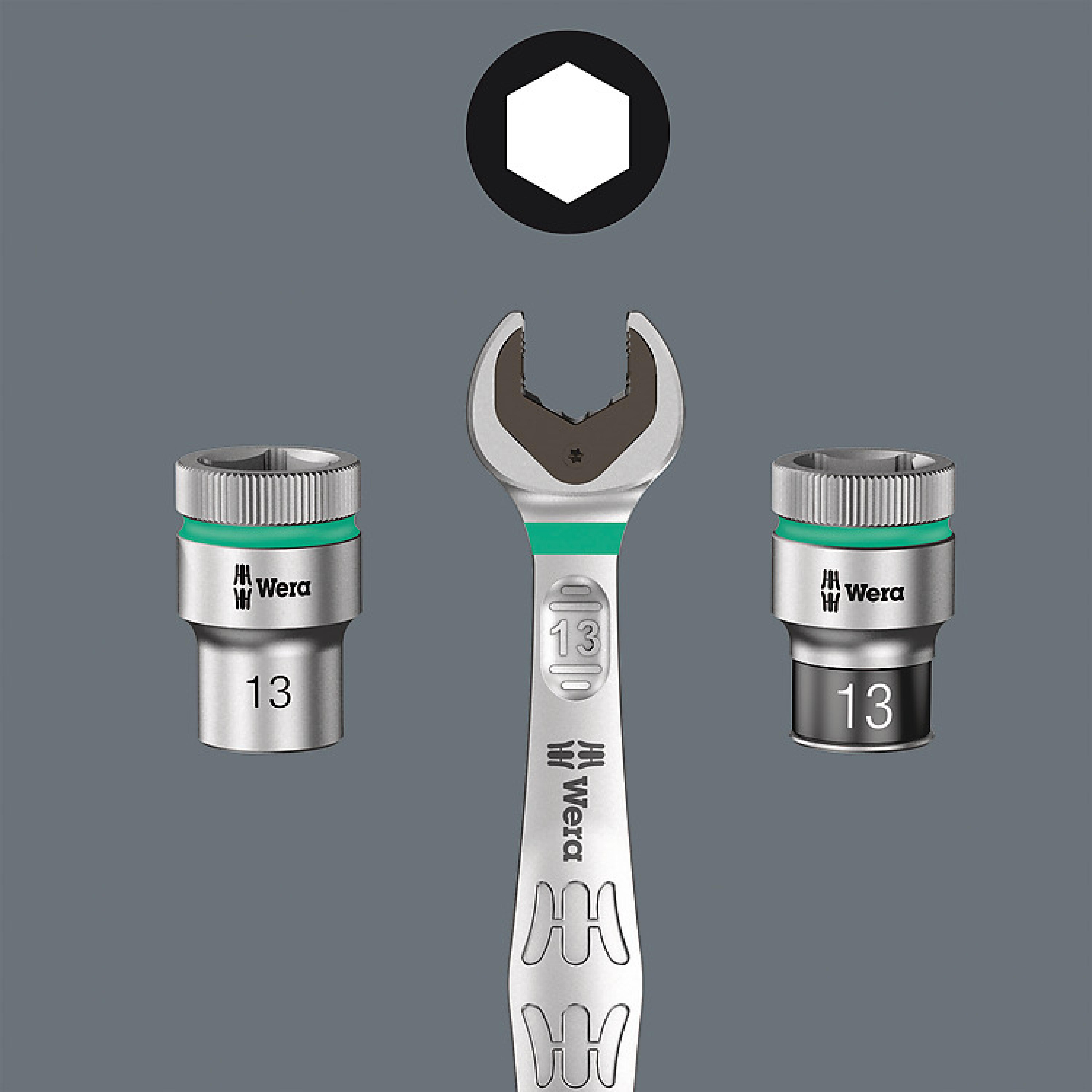Wera 6000 Joker 4 Set 1 Maul-Ringratschenschluessel-Satz