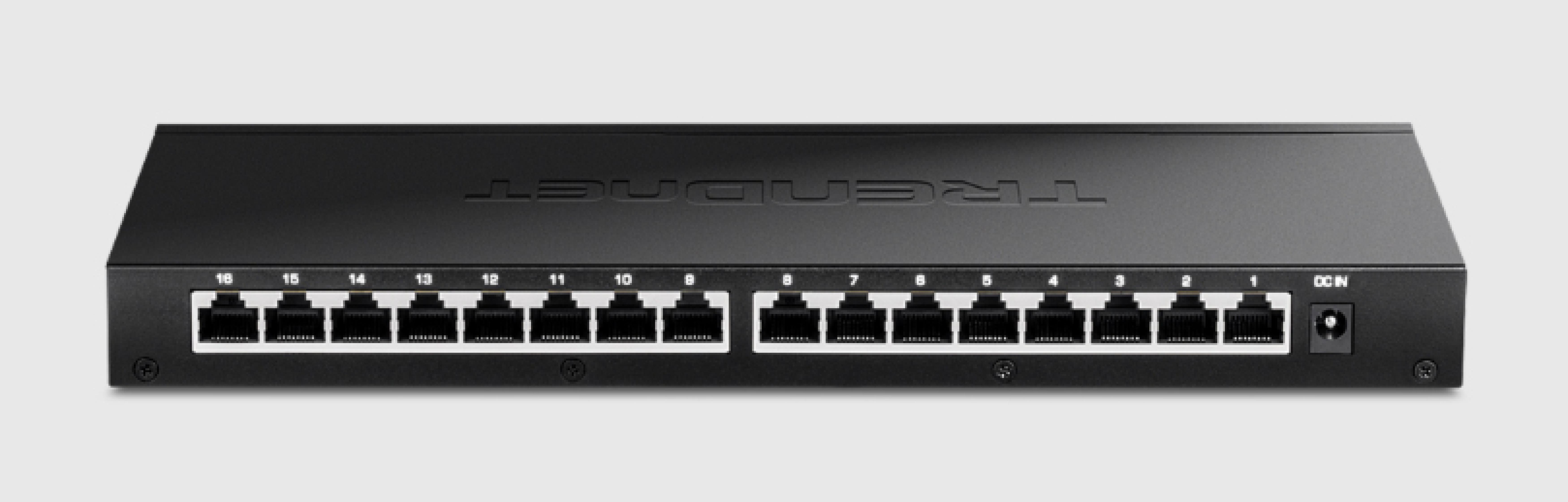 TRENDnet 16-Port Unmanaged 2.5G Desktop Switch