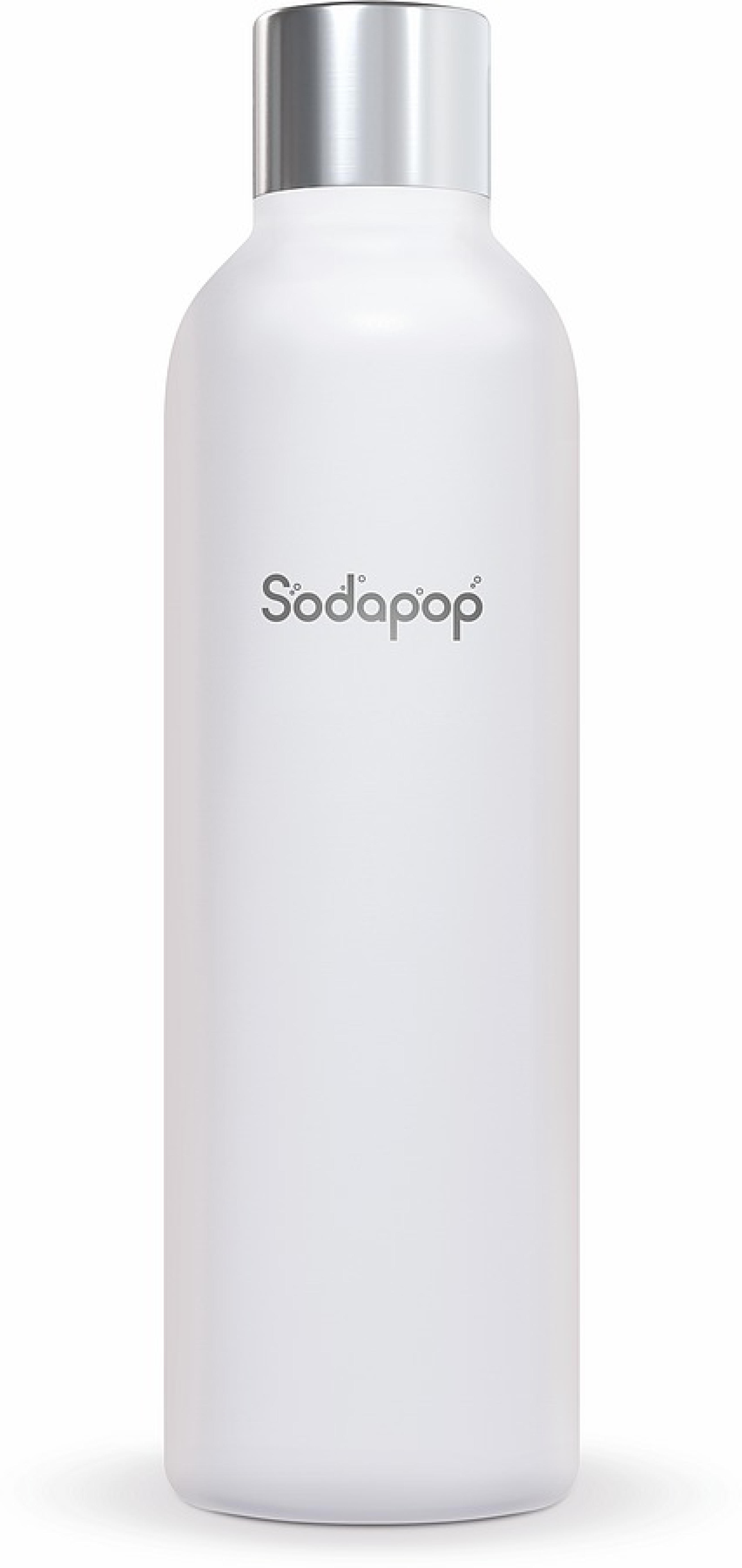 SODAPOP Edelstahlflasche 750ml weiß für Logan und Cooper Pro