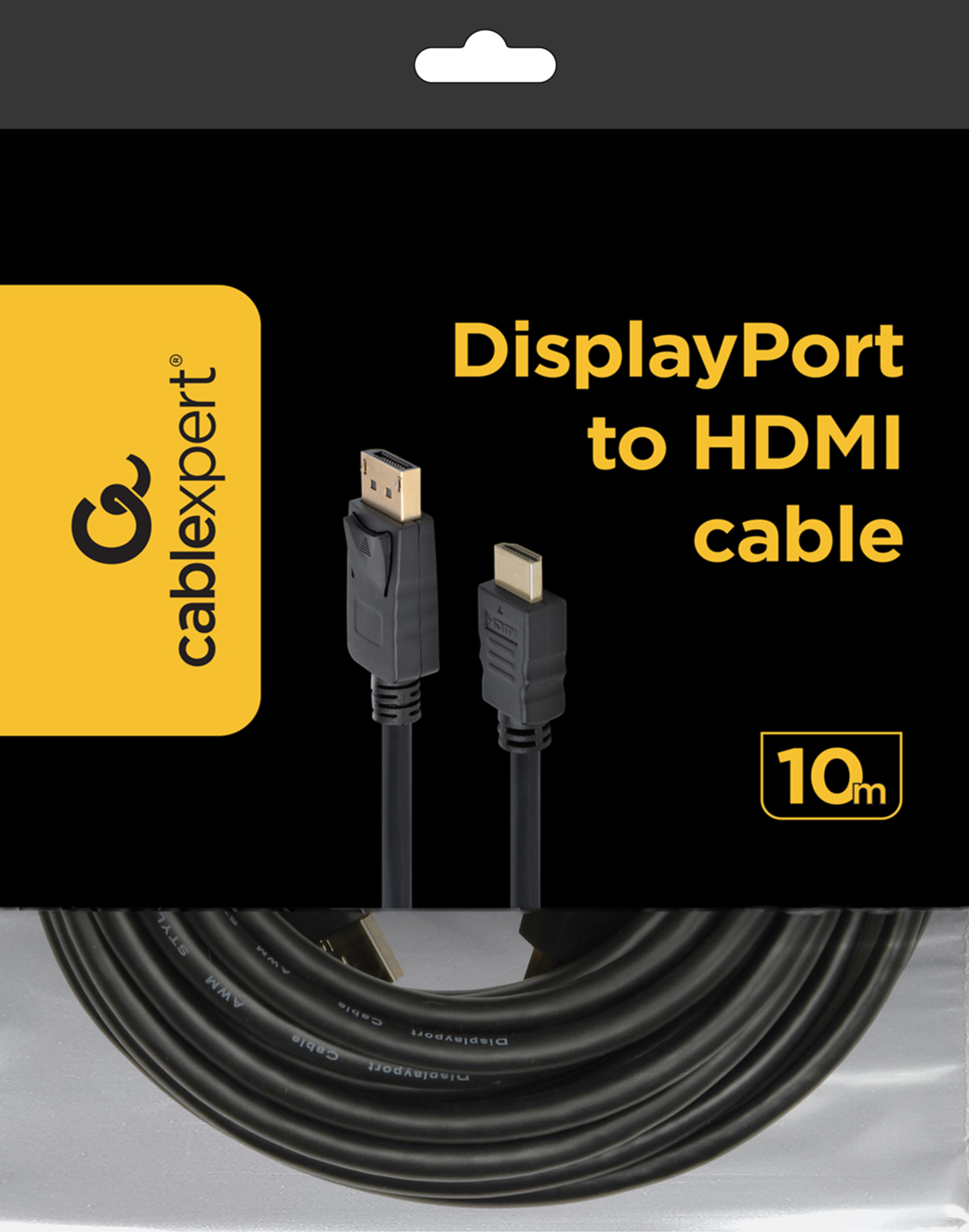 gembird Display port zu HDMI Kabel, 10m