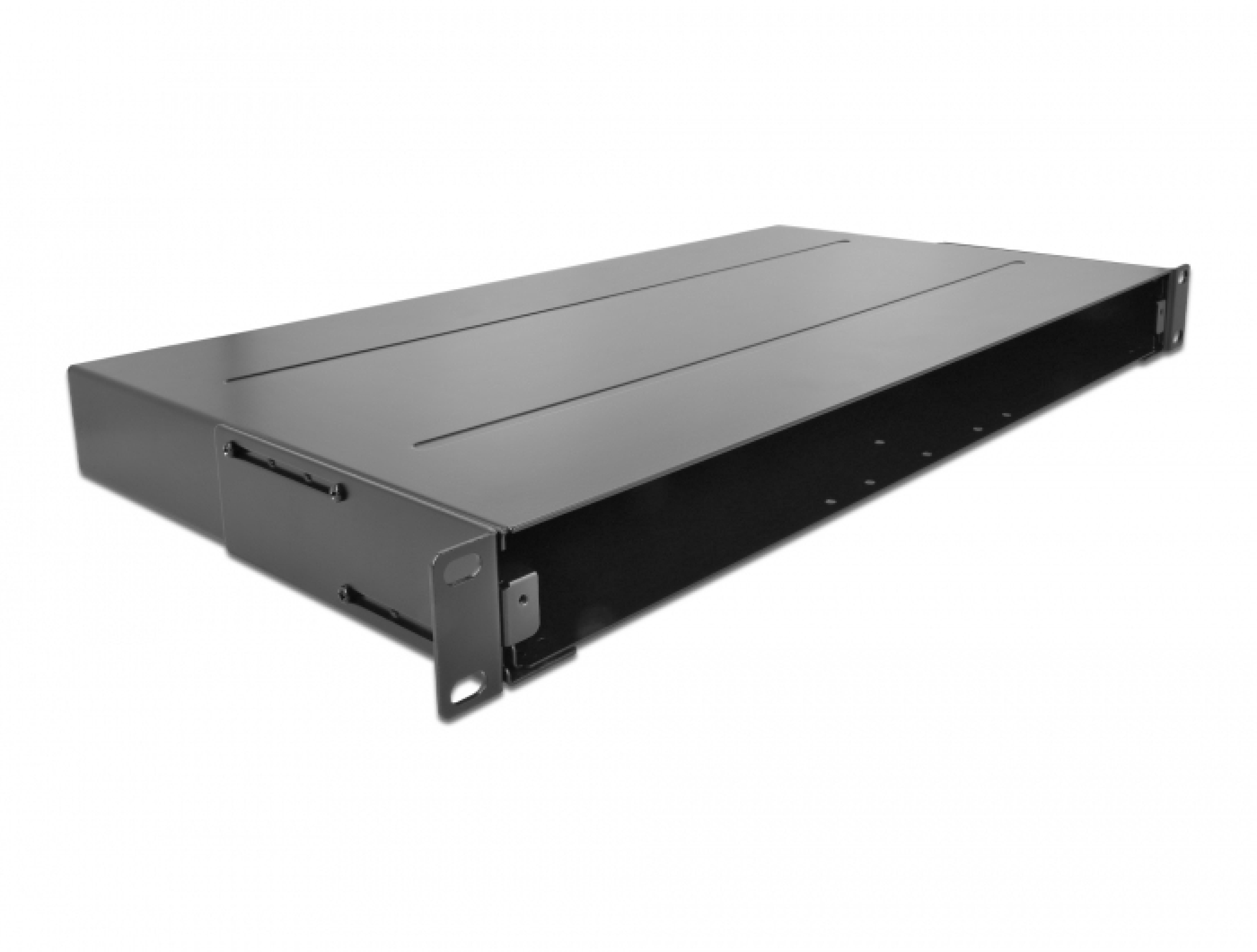 DELOCK 19" LWL Glasfaser Spleissbox 48 Fasern