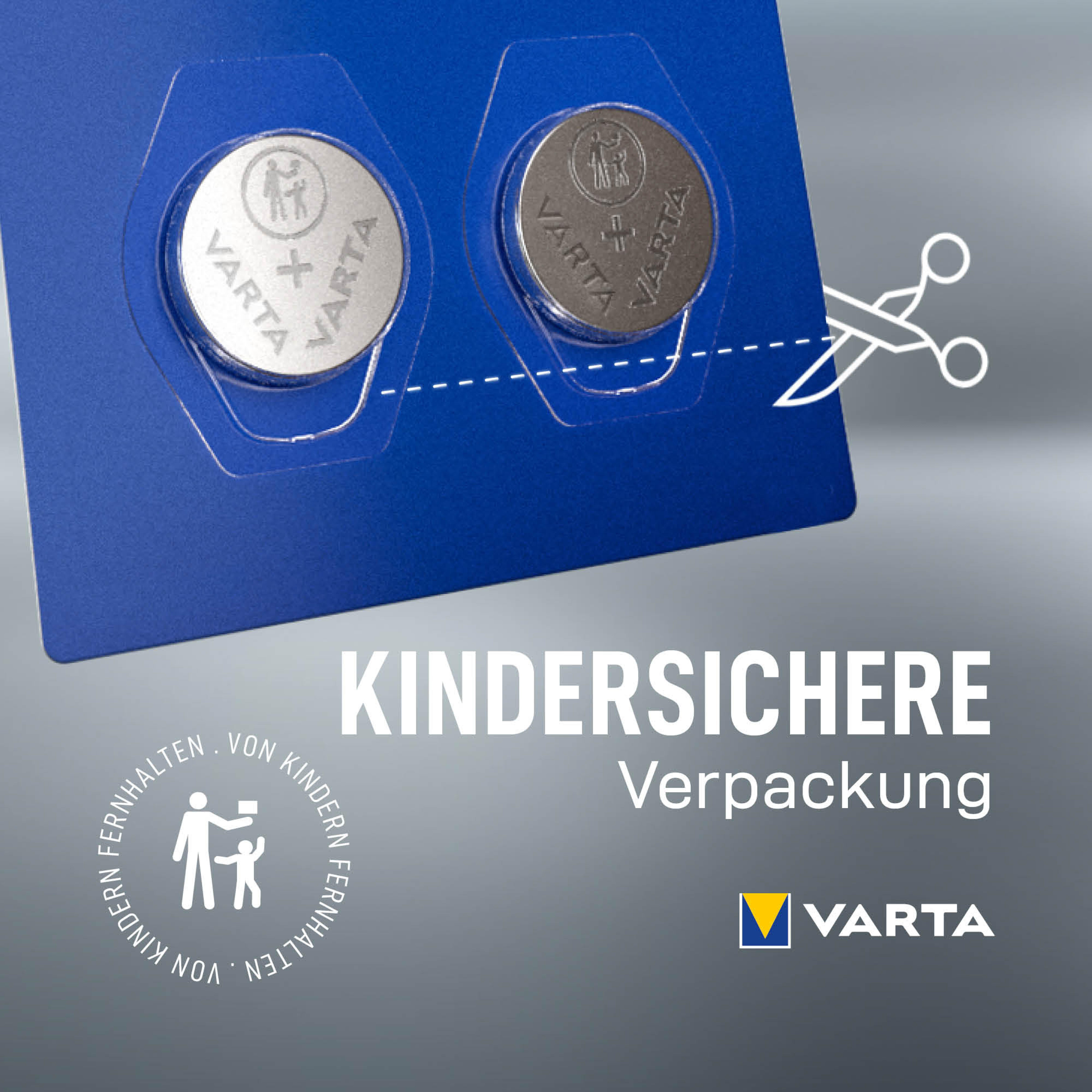 Varta Batterie Knopfzelle CR1632 3V 135mAh Lithium 1St.
