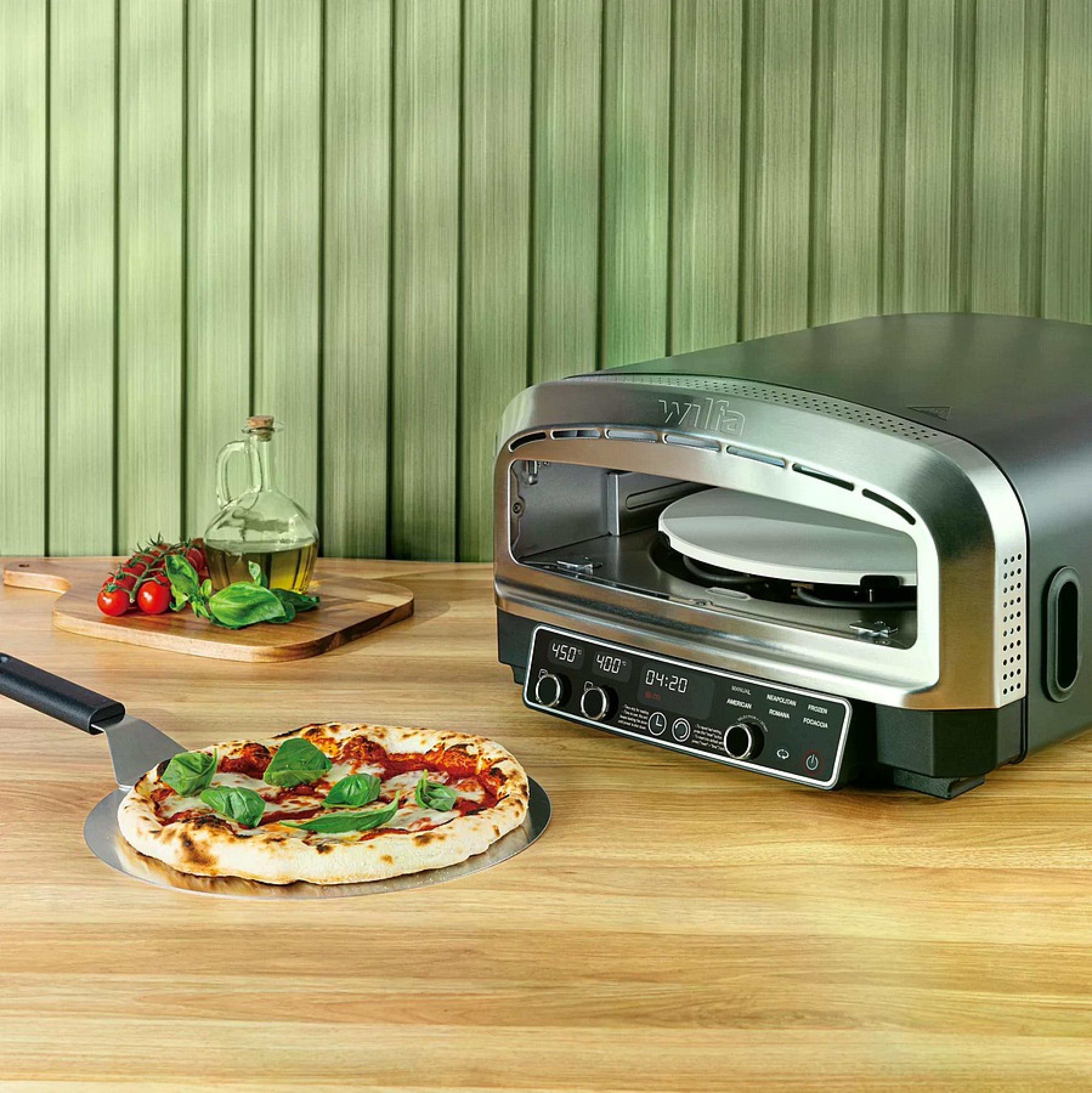 WILFA Elektrischer Pizzaofen CRUST PO2B-E2200
