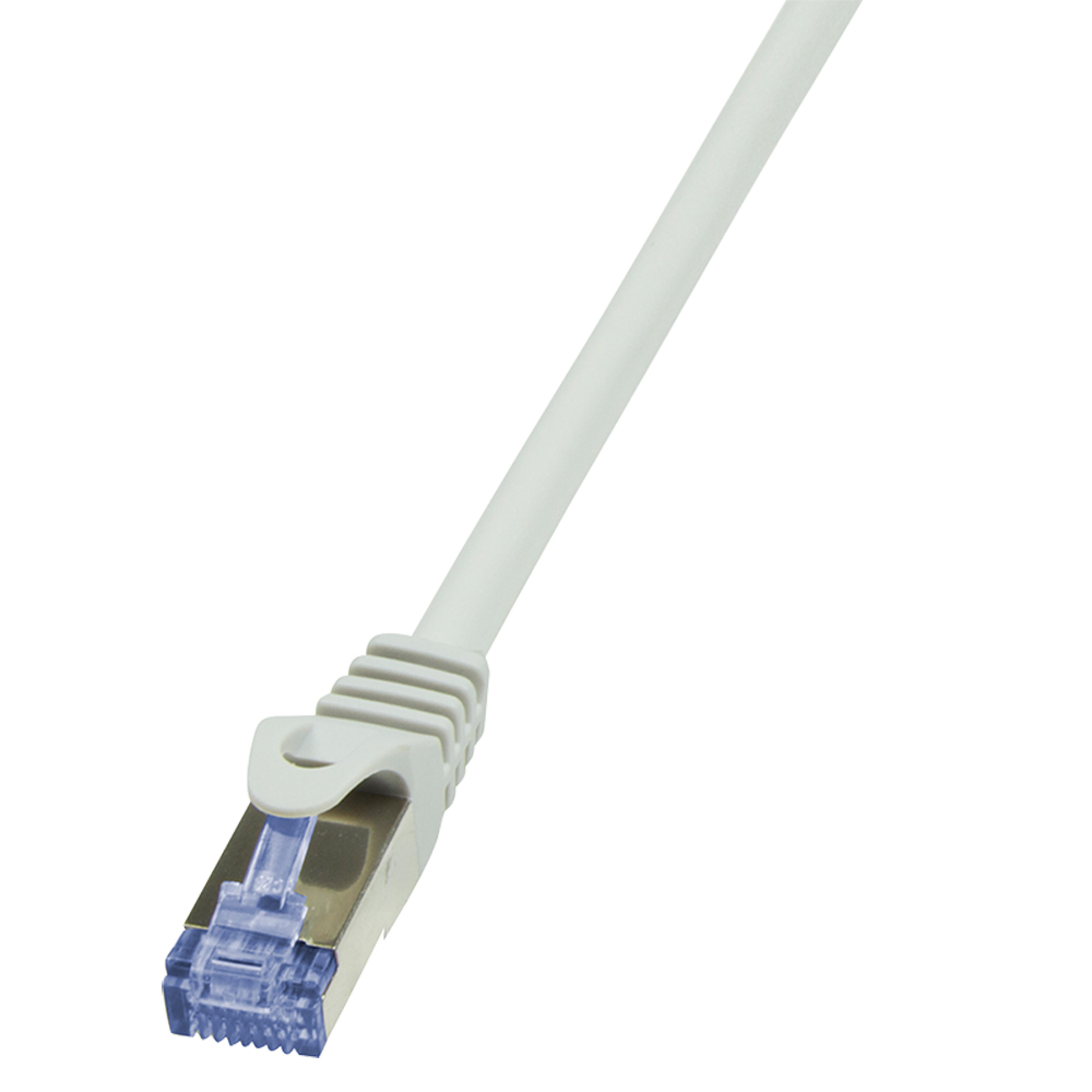 Logilink Patchkabel CAT6A S/FTP AWG26 PIMF 0,25m grau