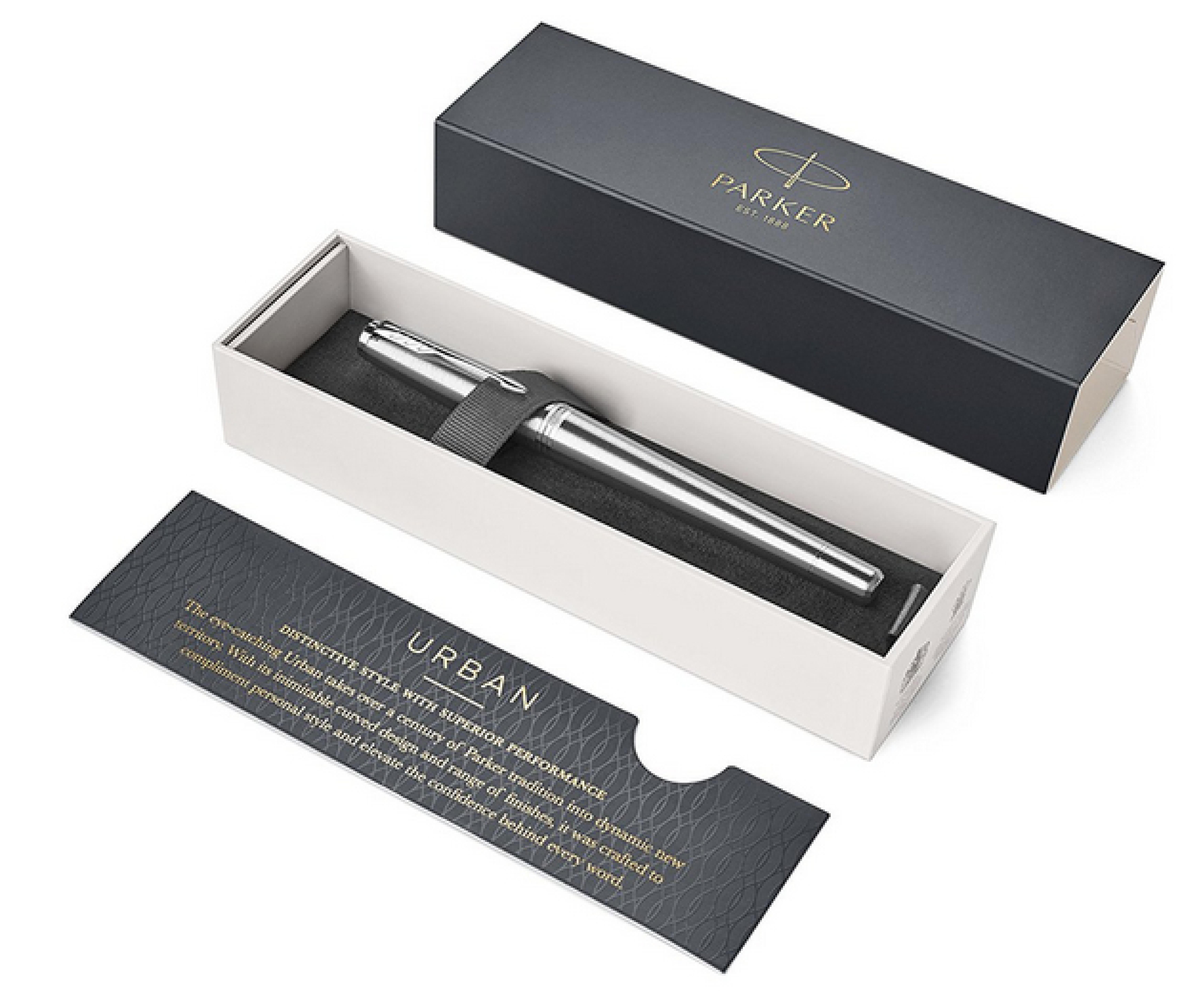 PARKER Fueller URBAN Metro Metallic Fountain Pen M Blau Geschenk