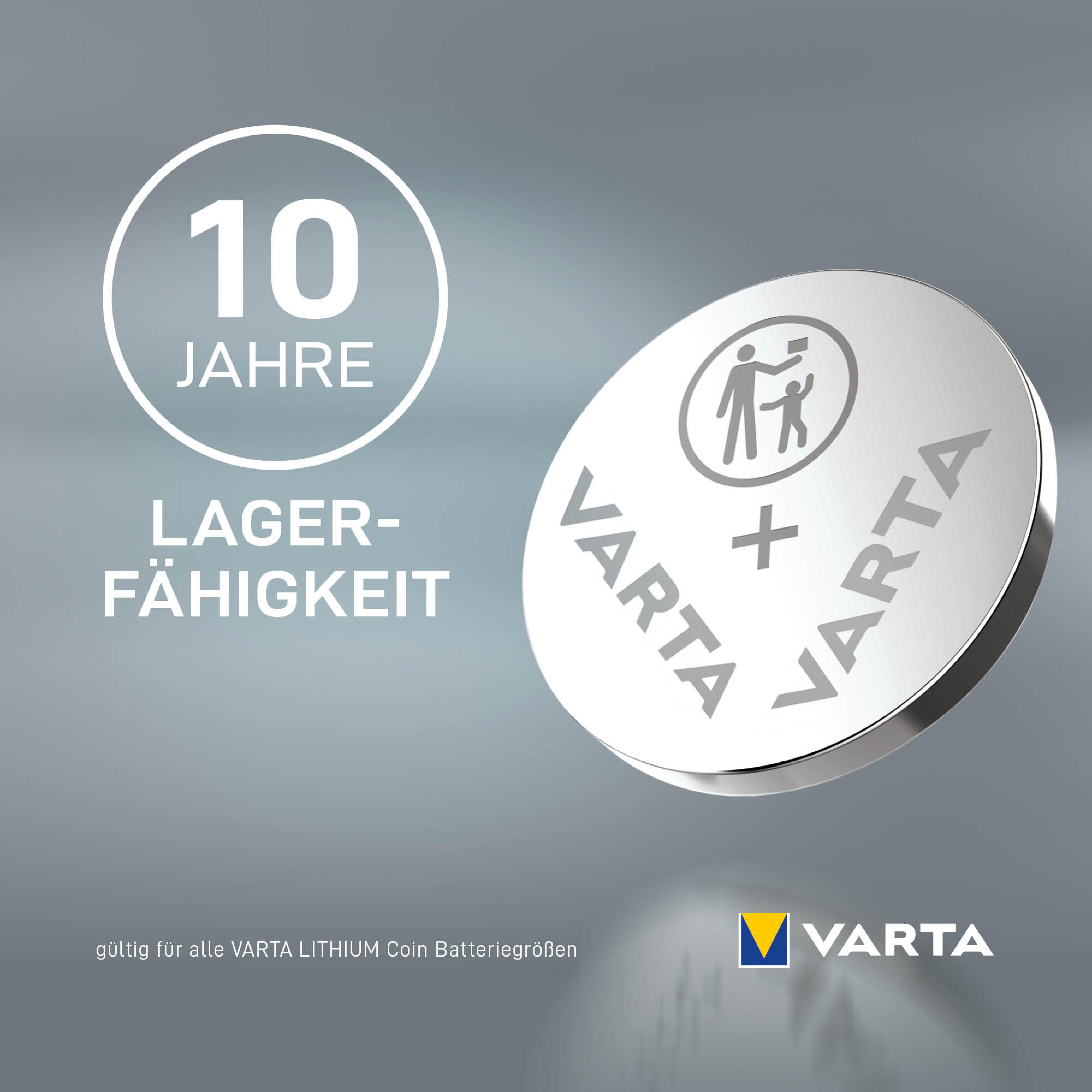 Varta Batterie Knopfzelle CR1632 3V 135mAh Lithium 1St.