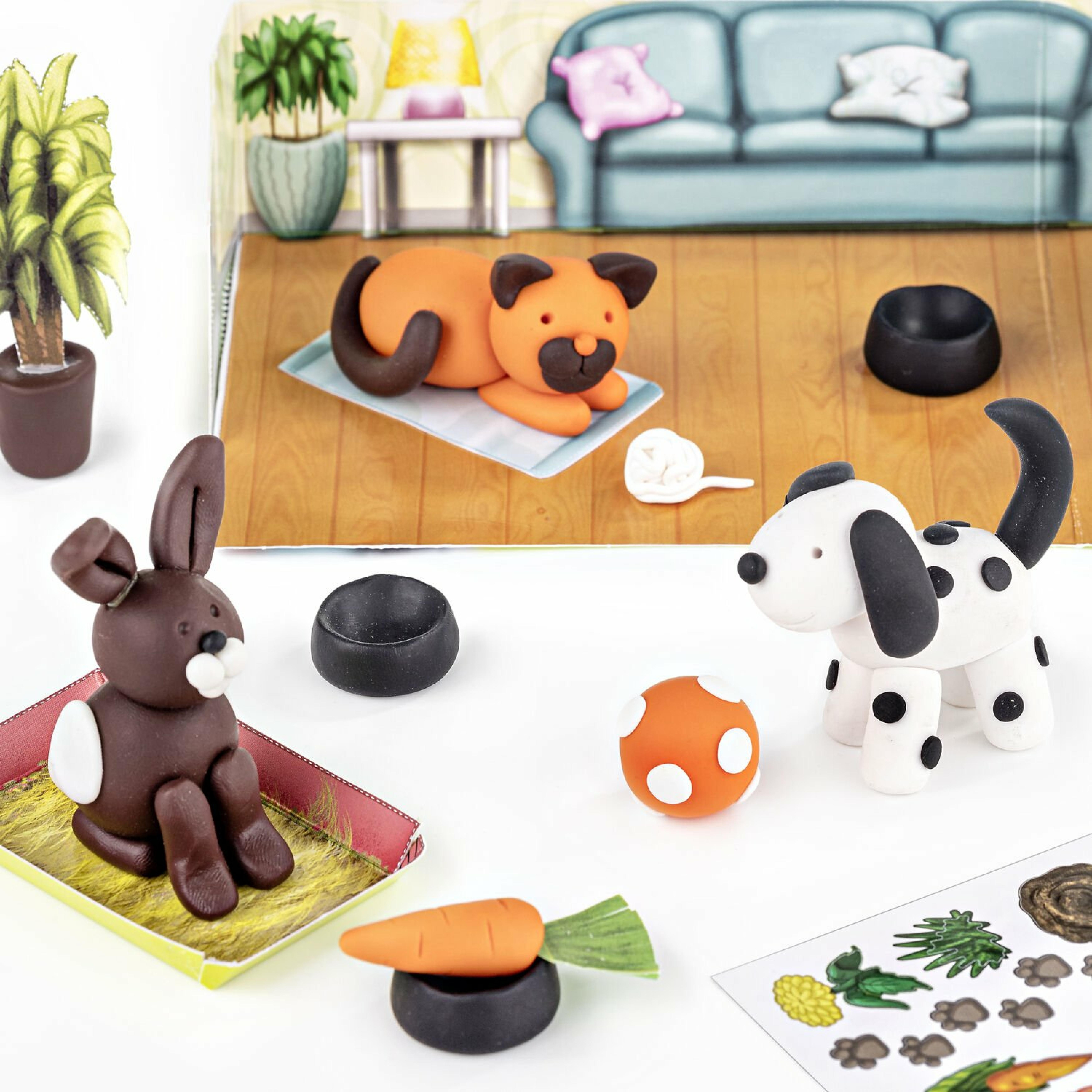 FIMO Set Mod.masse Fimo kids F&P pets