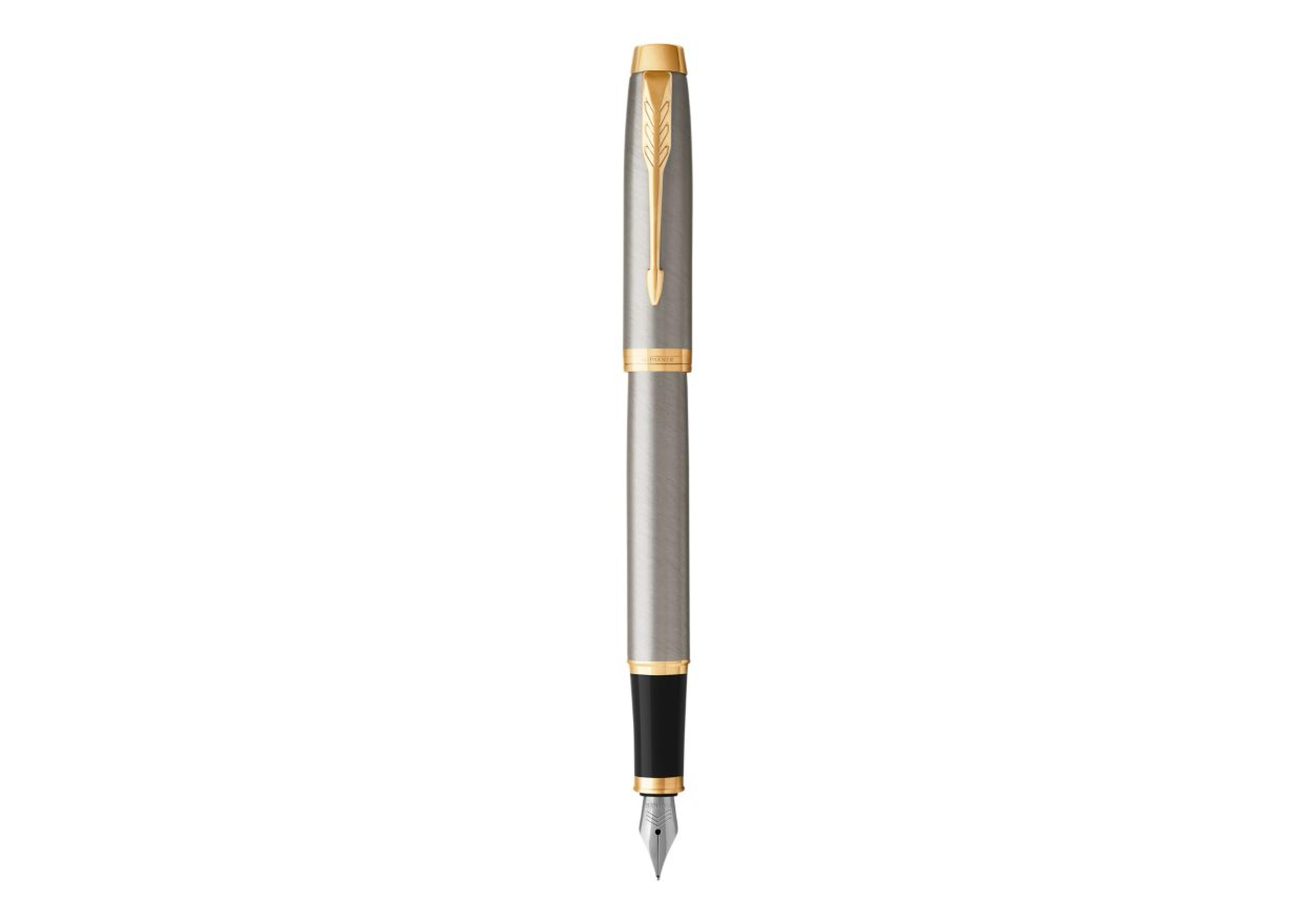 PARKER Fueller IM Brushed Metal M Blau Geschenk