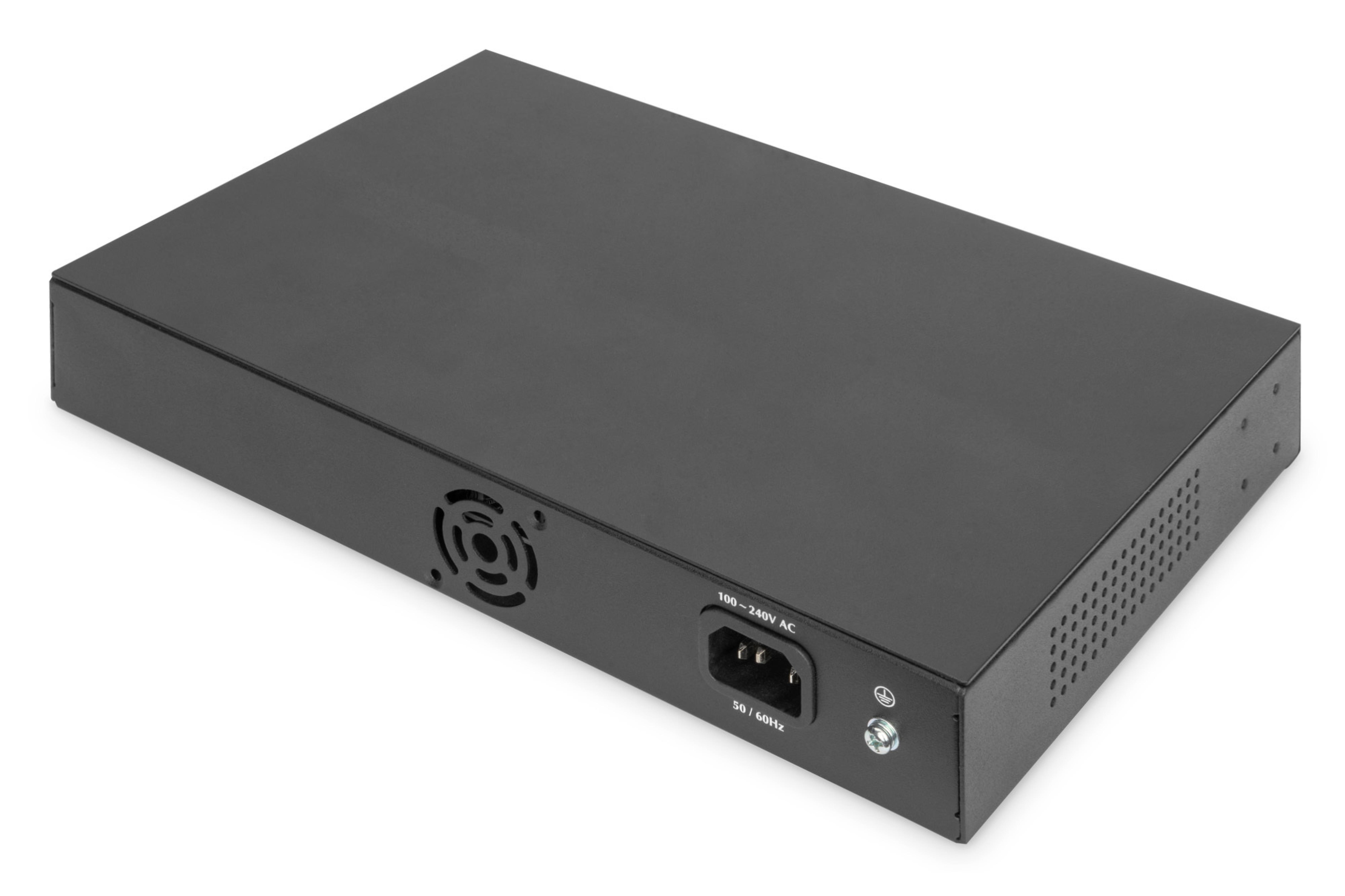 DIGITUS Switch 16-Port Gigabit, 19" unmanaged schwarz