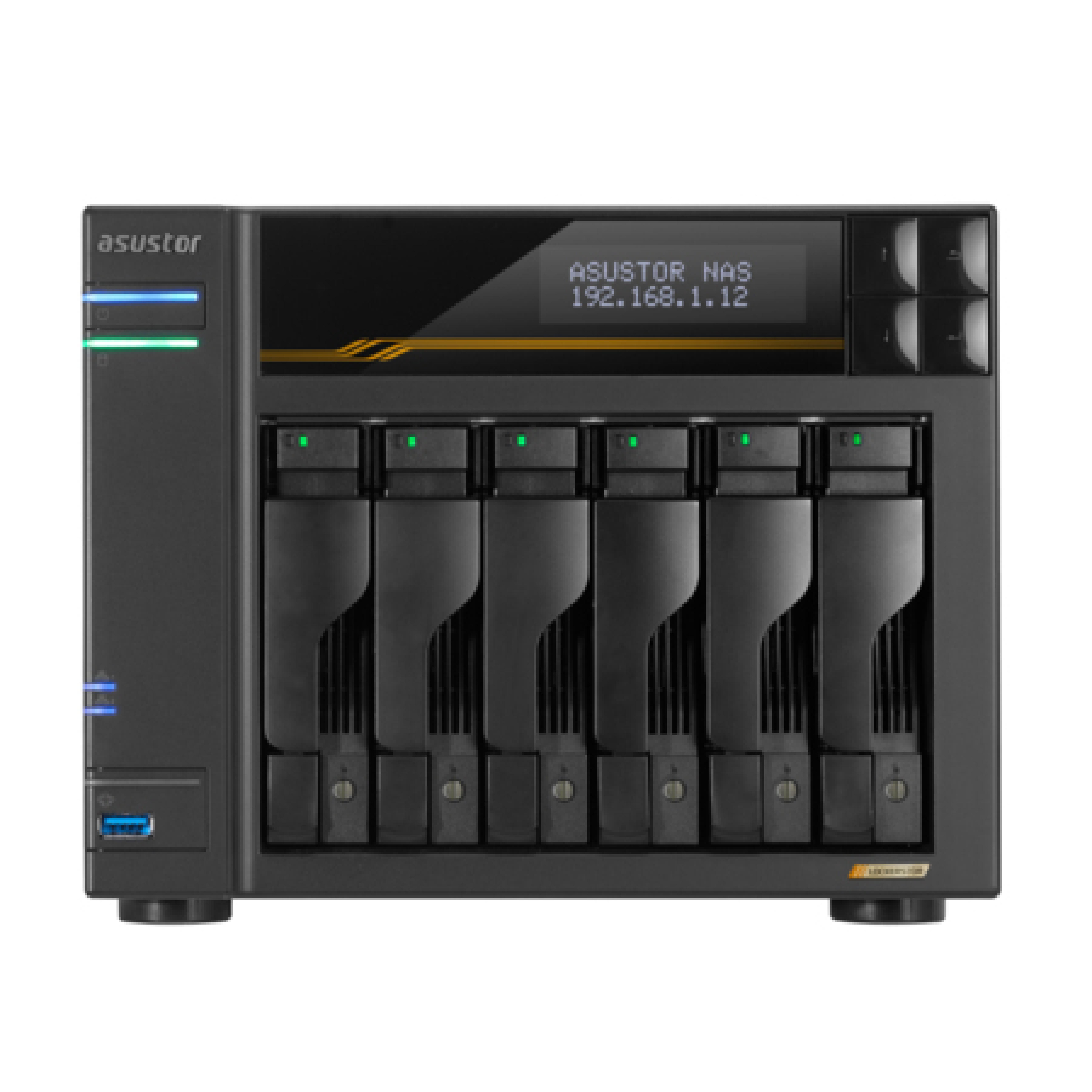 Asustor Lockerstor 6 Gen3 AS6806T 6-Bay