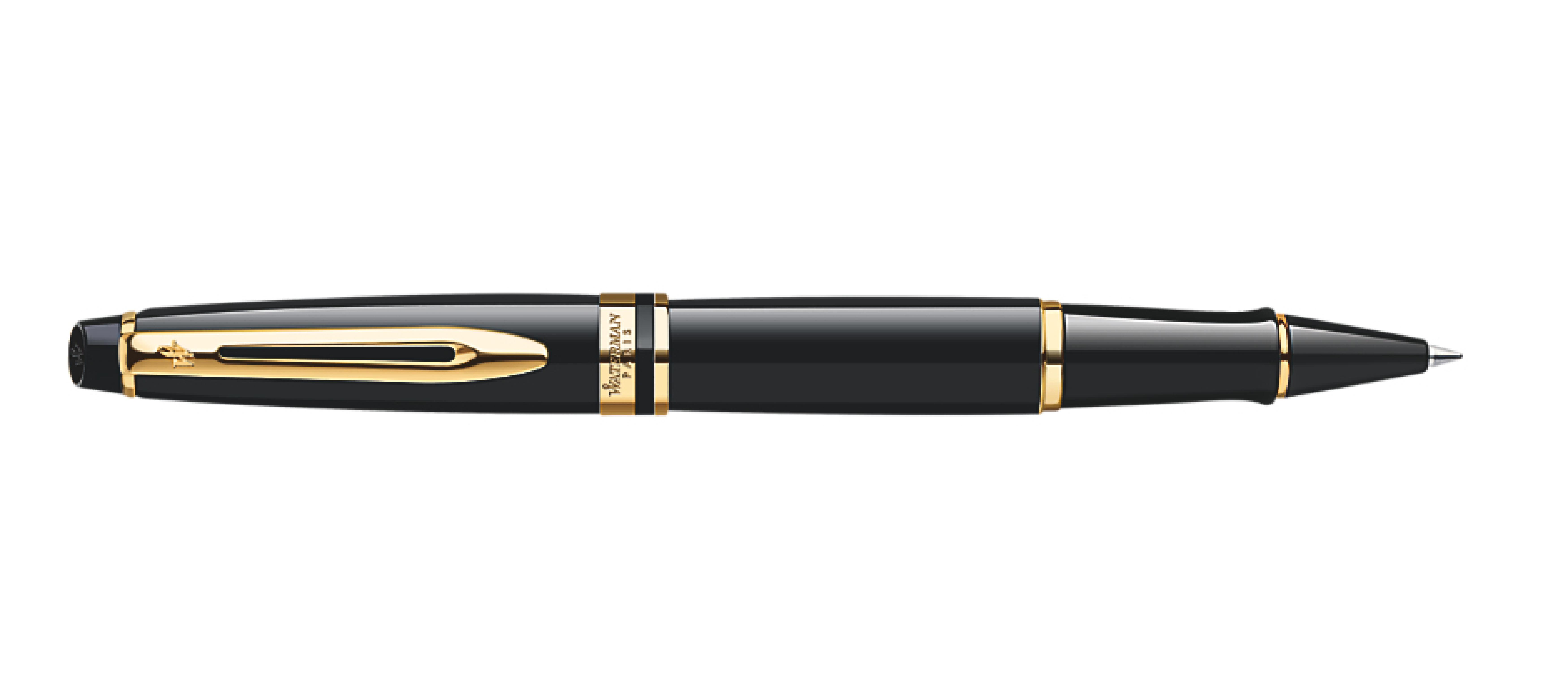 WATERMAN Rollerball Expert Black F Schwarz Geschenkbox