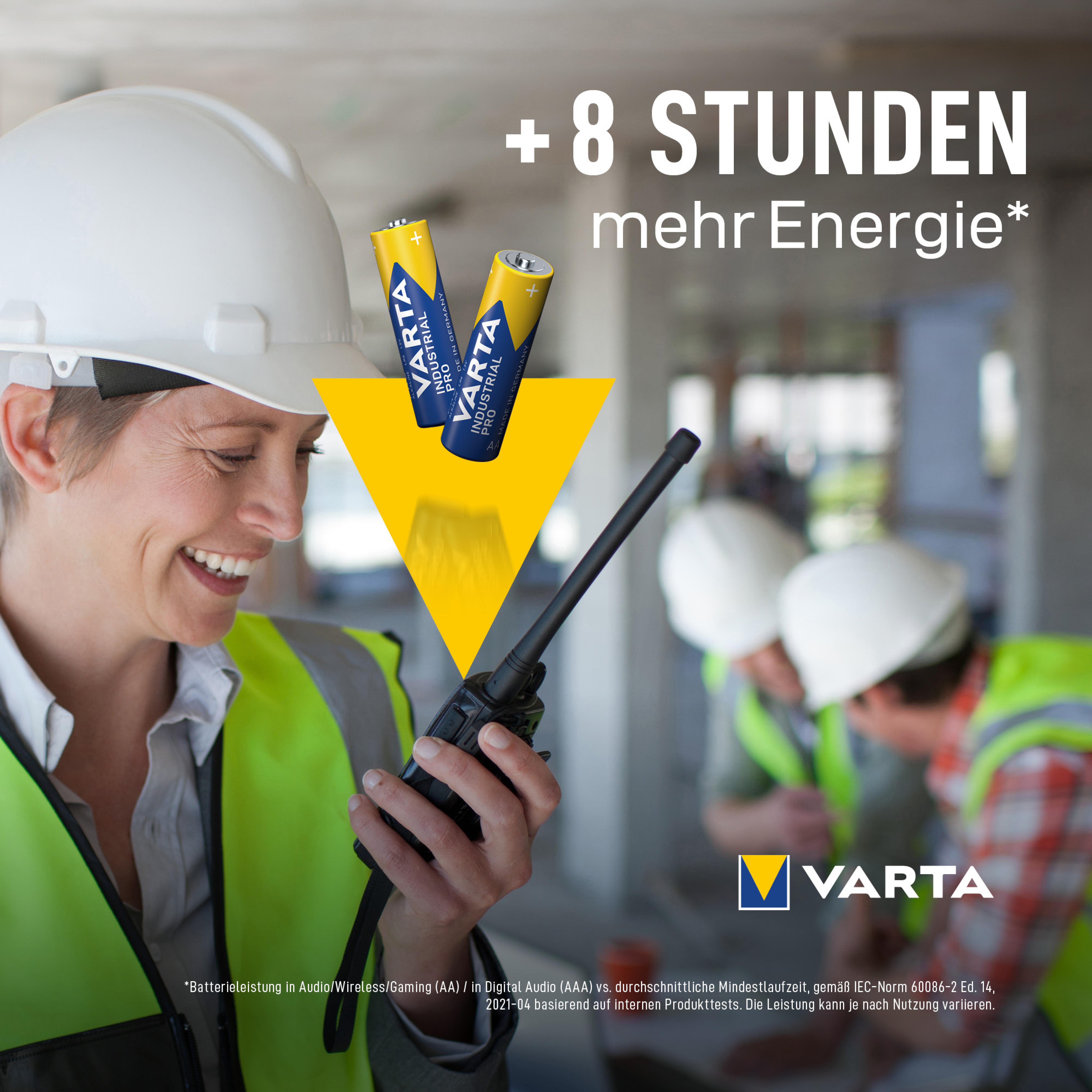 Varta Batterie INDUSTRIAL PRO Mignon AA LR6 (4x in Folie)