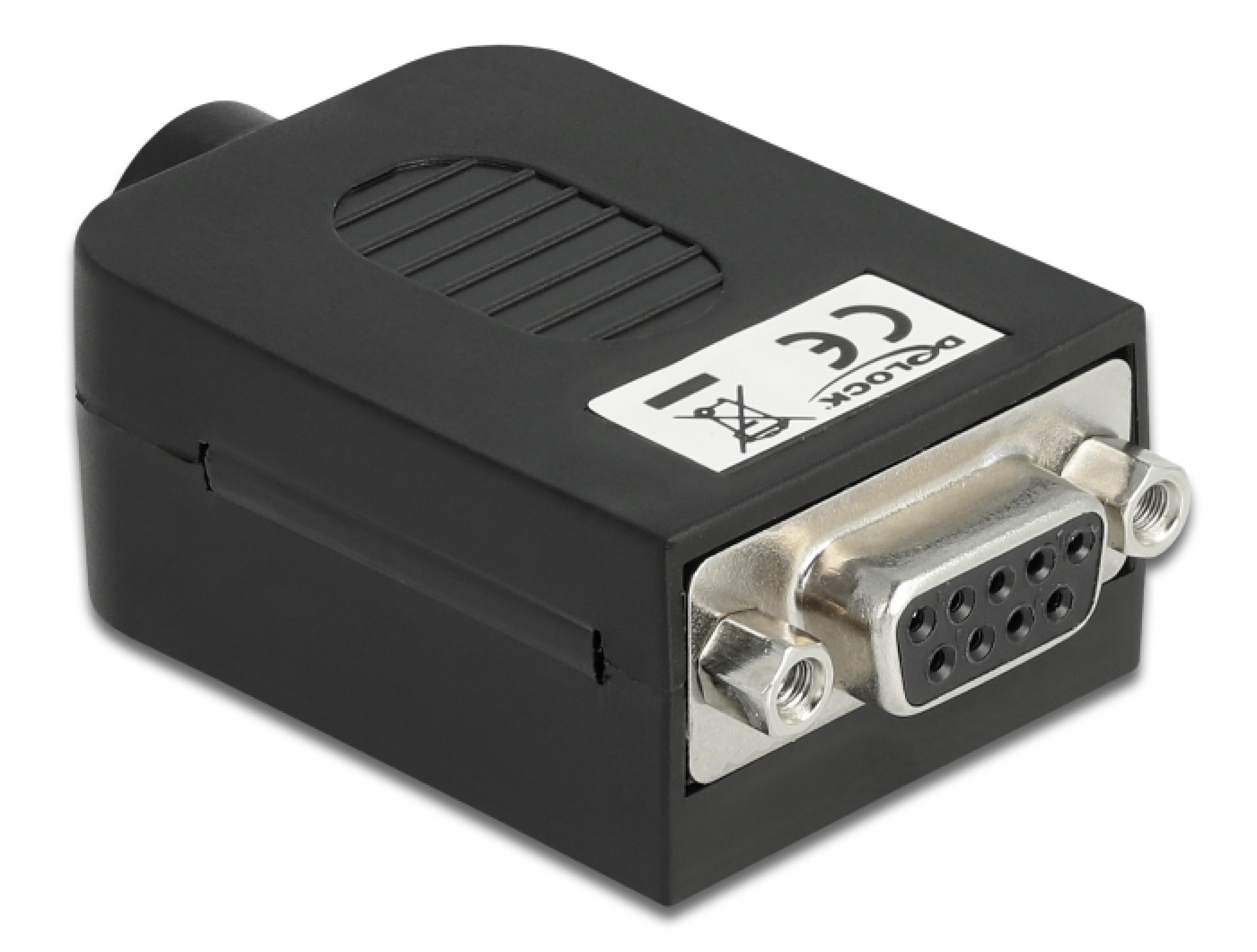 DELOCK Adapter D-Sub9 Buchse zu Terminalblock mit Gehaeuse
