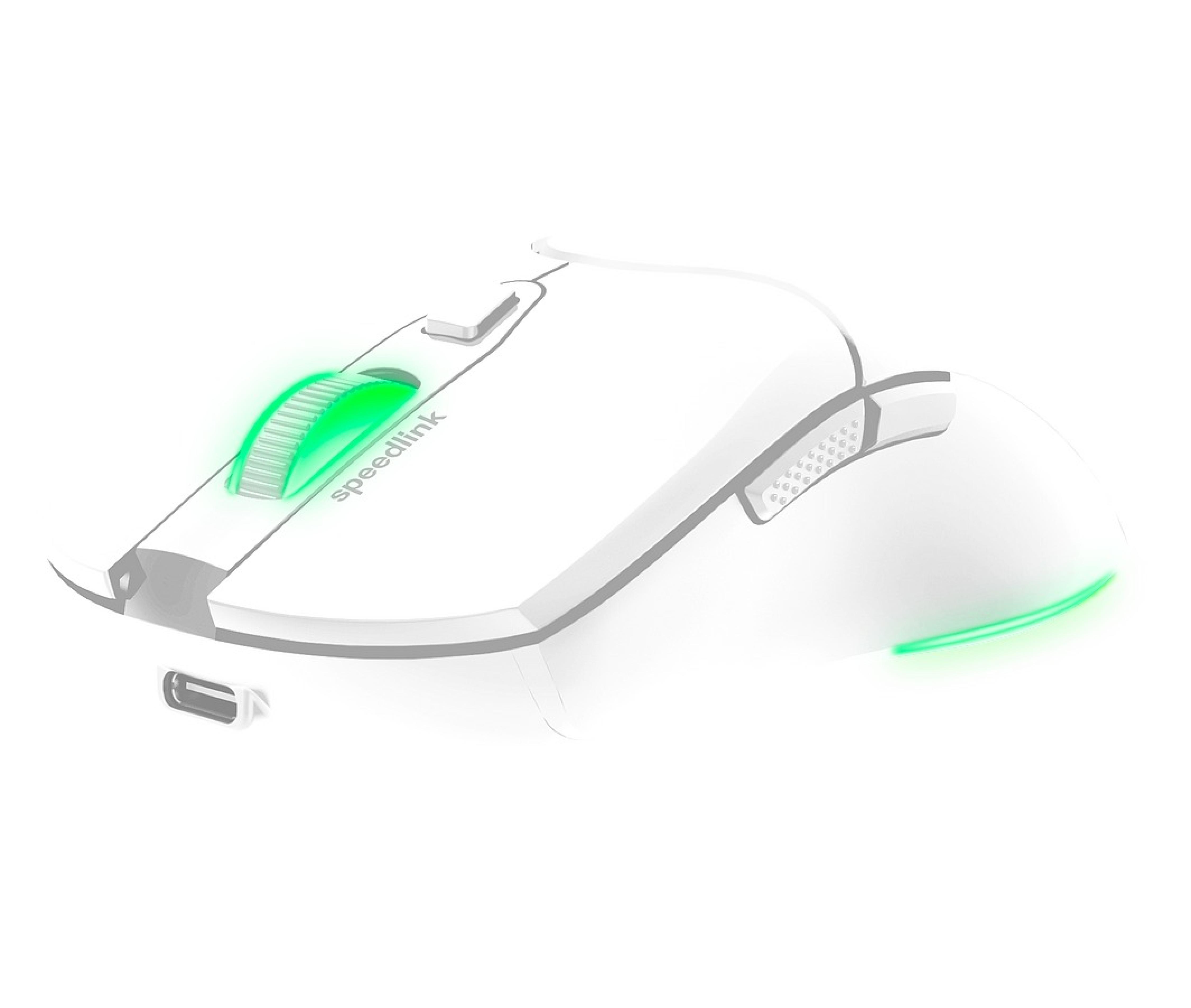 SPEEDLINK VELOX Rechargeable RGB Gaming Mouse - Wireless, white