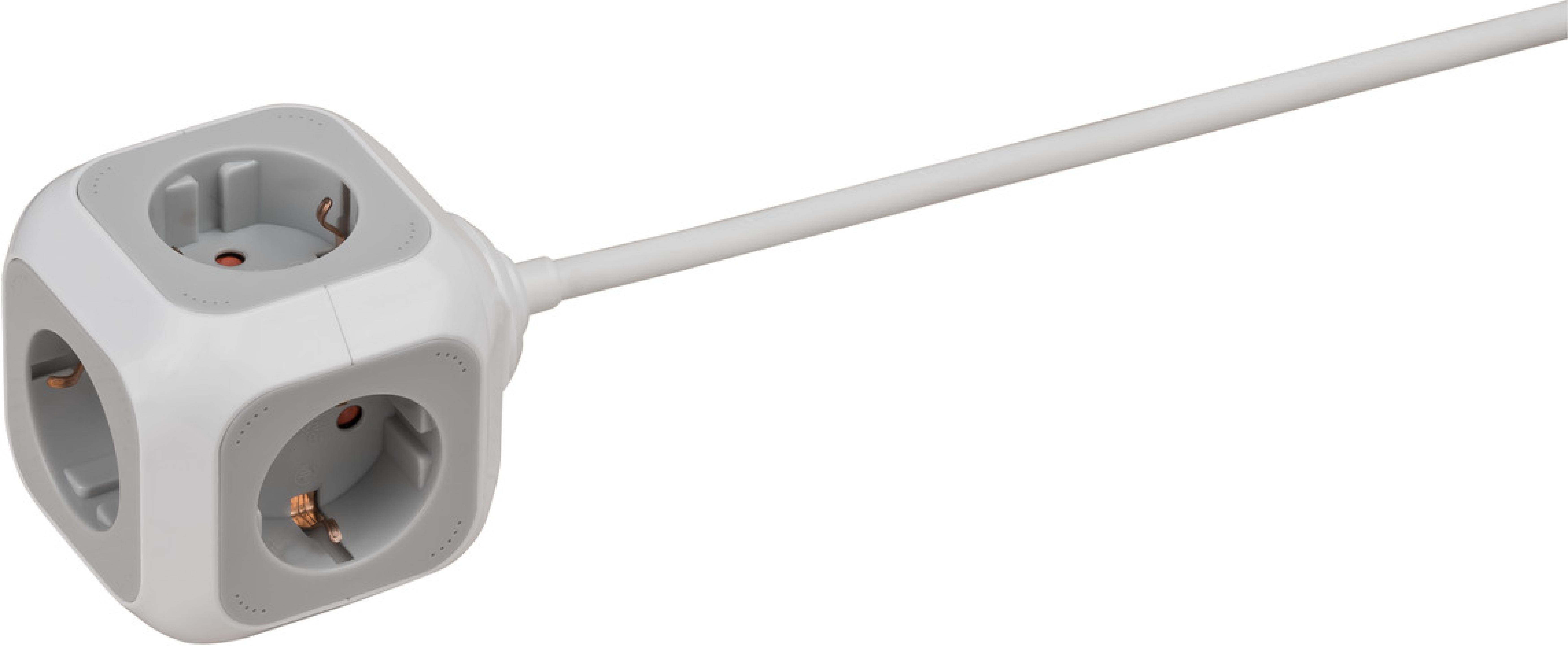 Brennenstuhl Steckdosenwuerfel Brennnenstuhl 4x 1.4m Kabel