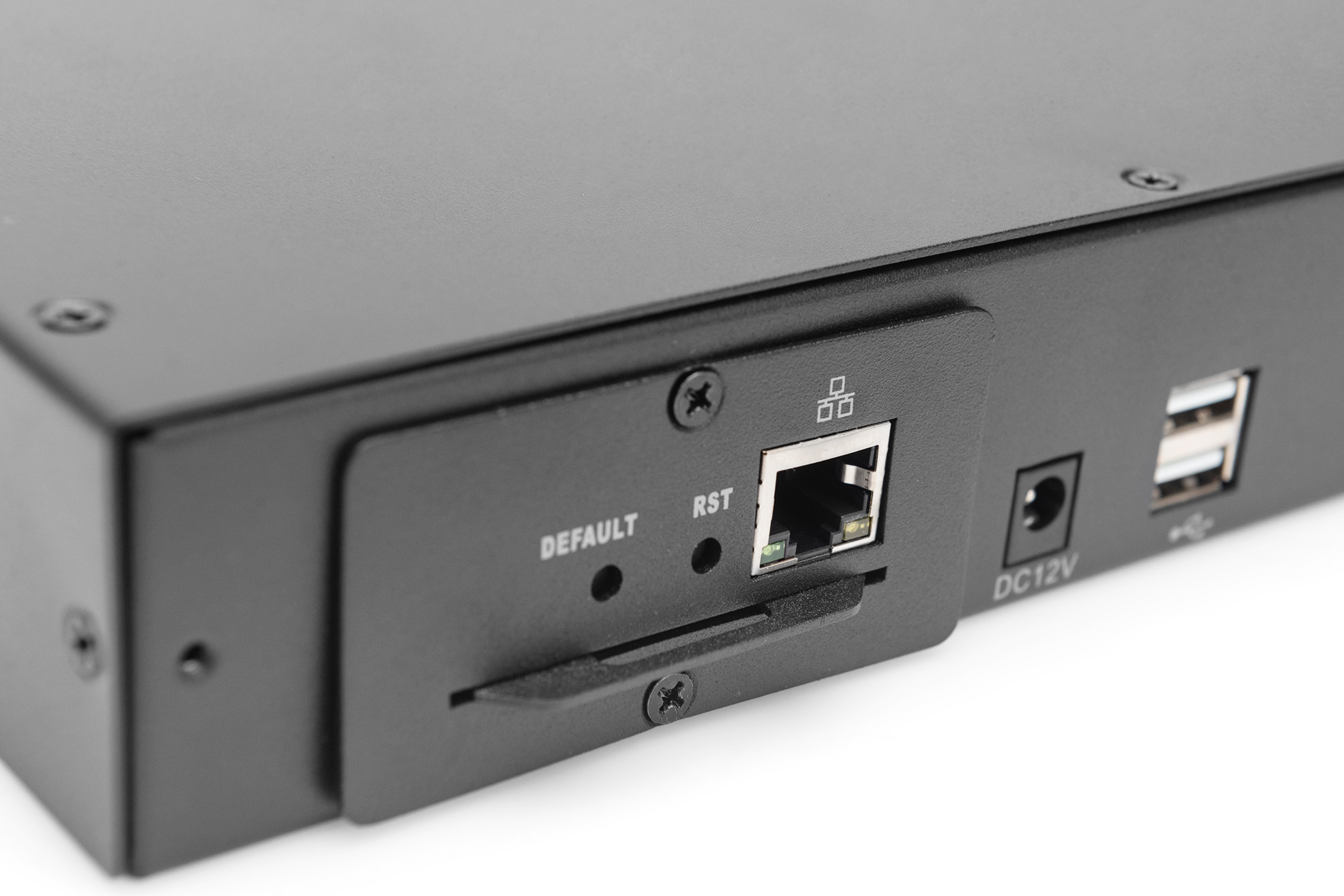 DIGITUS modularer KVM-Switch 16-Port Cat 5