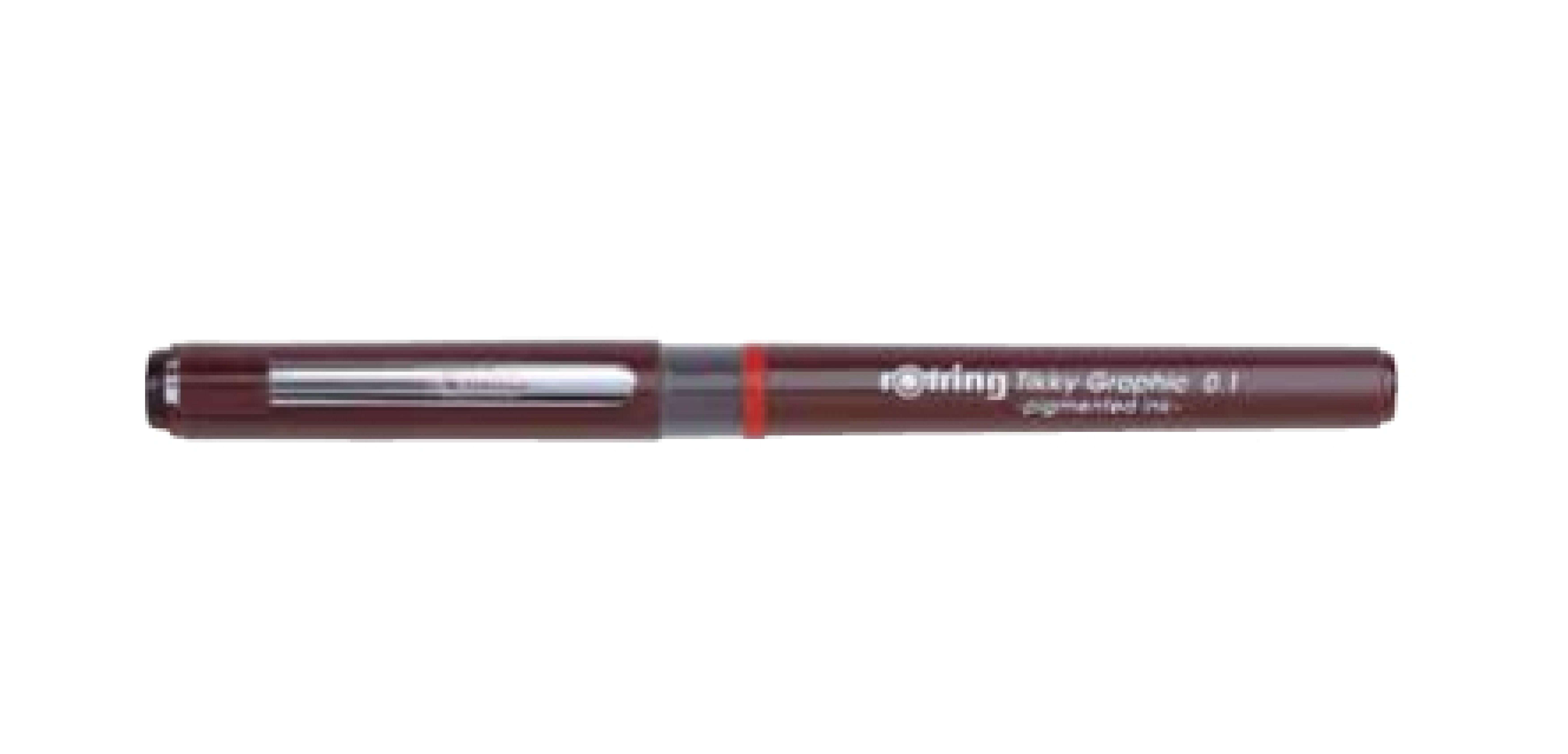 ROTRING Feinfaserschreiber Tikky Graphic 0,2mm Schwarz 1 Stk