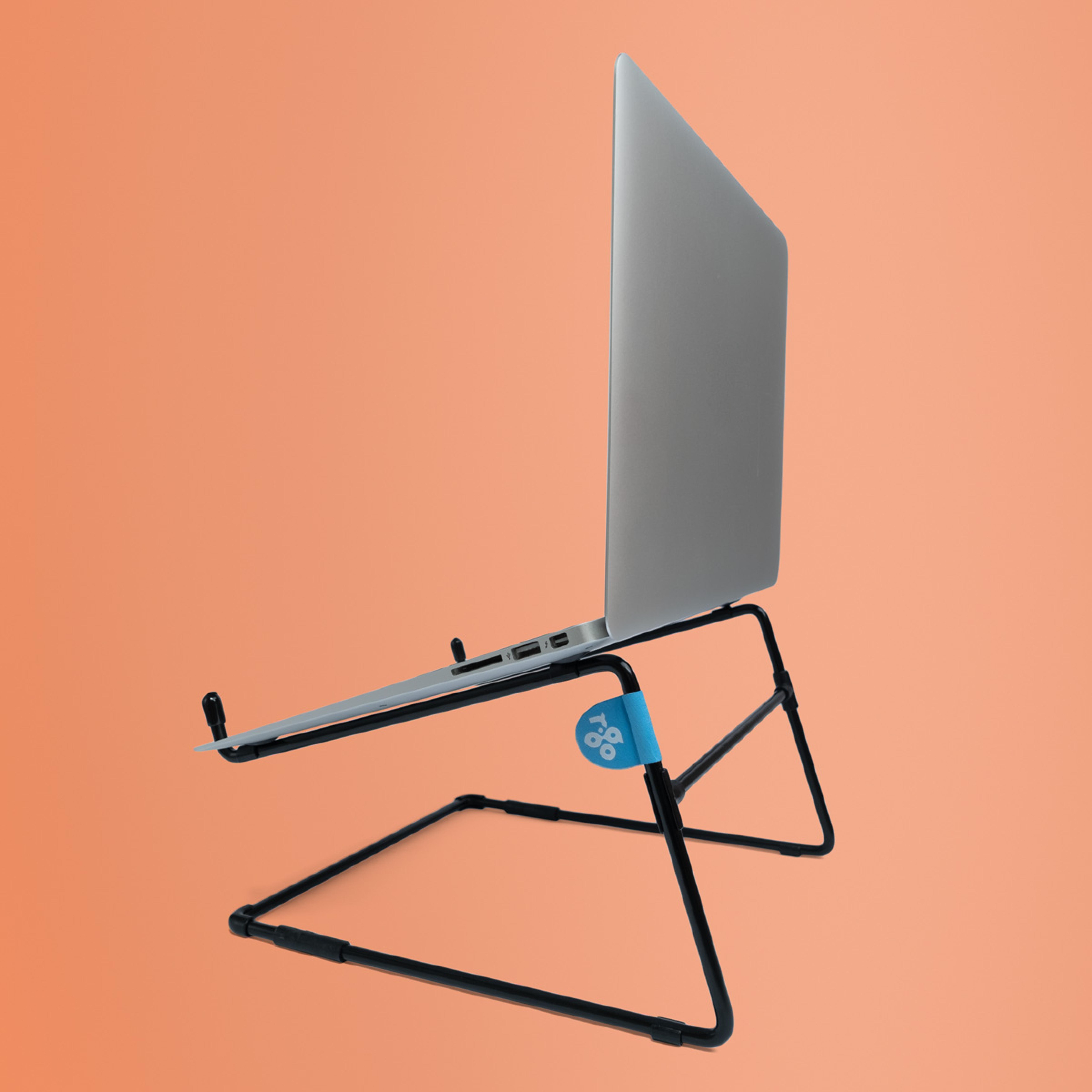 R-Go Laptopstaender 10"-22" Max.5KG Steel Office schwarz