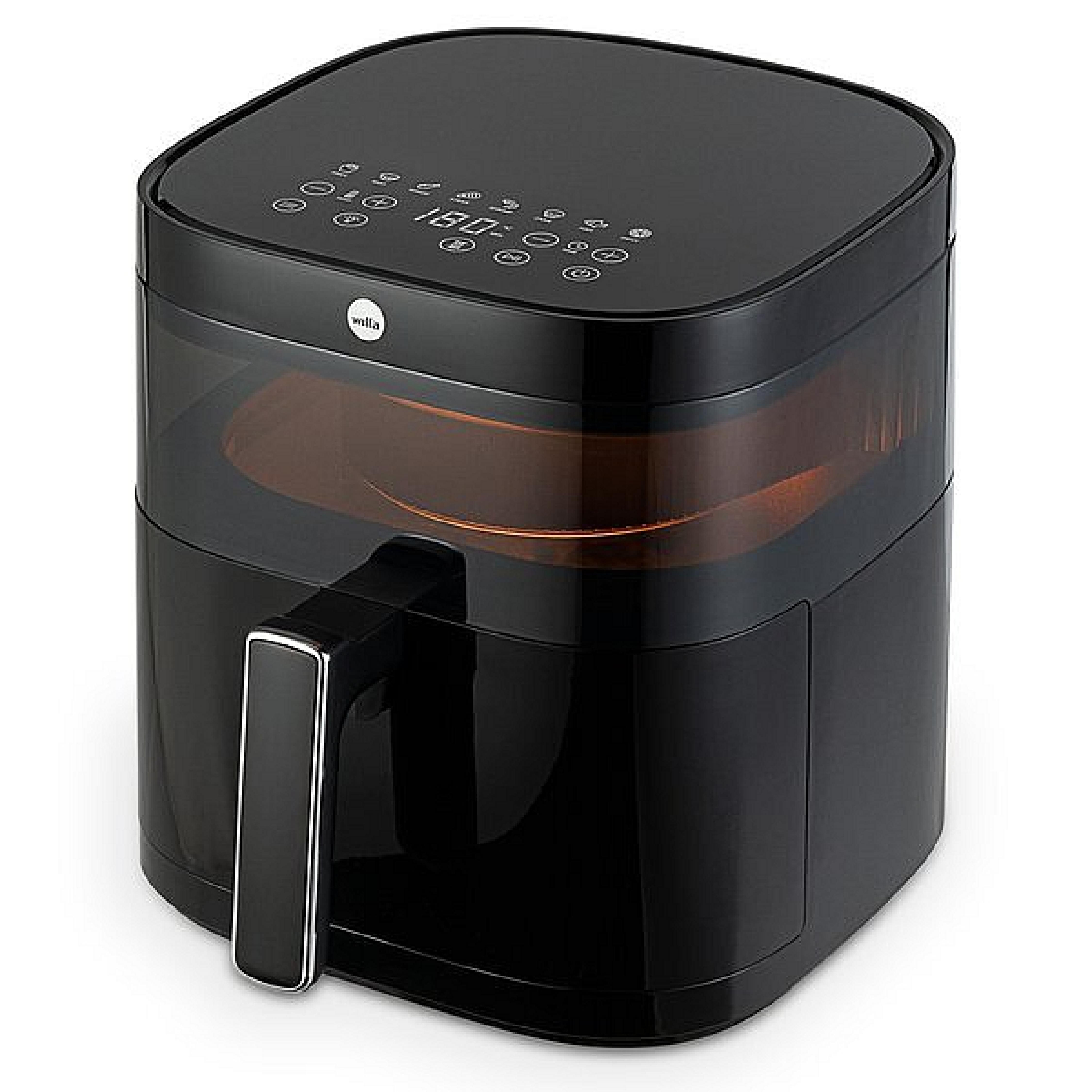 WILFA Heißluftfritteuse DUALFRY, 6 Liter, 1600W+500W, AFD-60B, schwarz