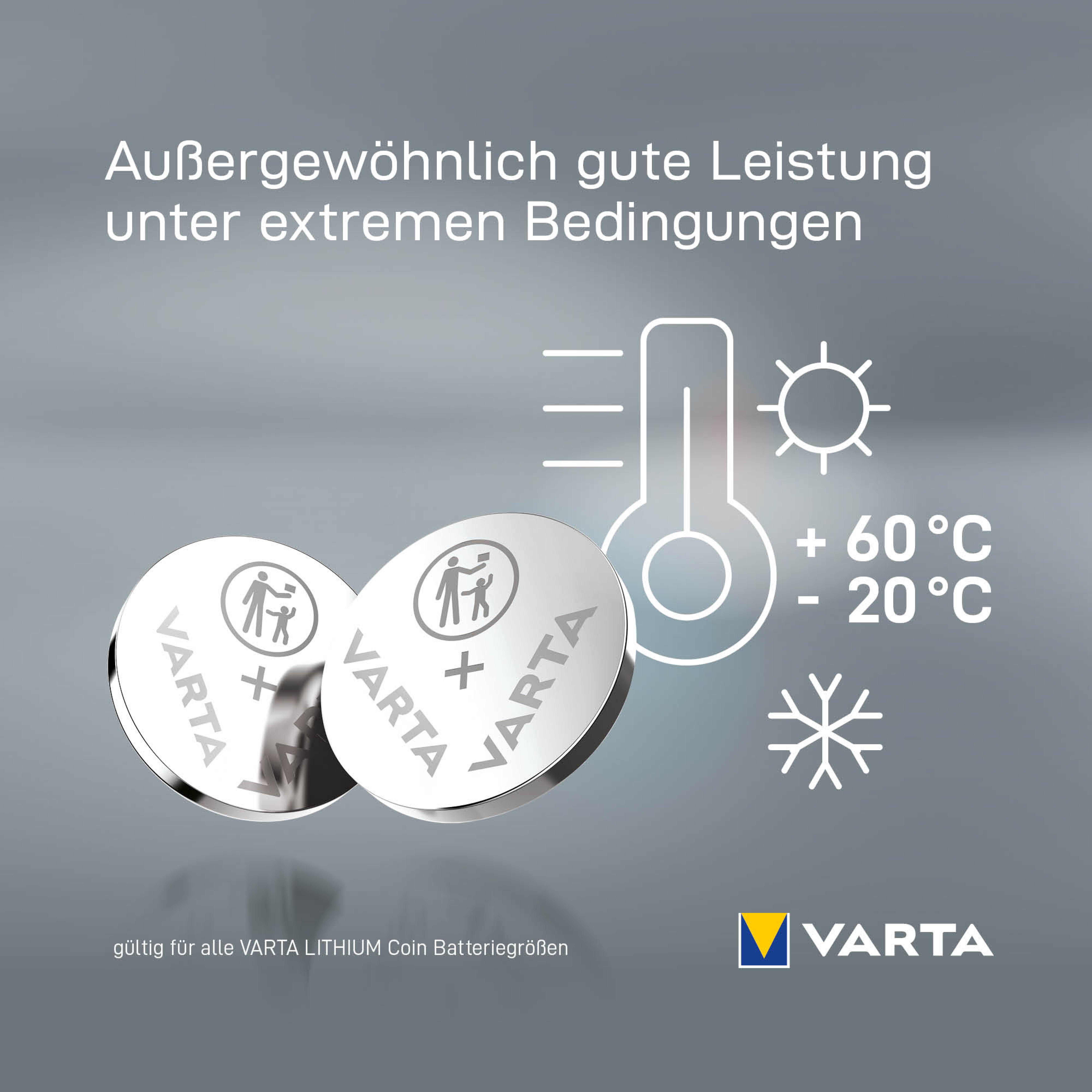 Varta Batterie Knopfzelle CR1632 3V 135mAh Lithium 1St.